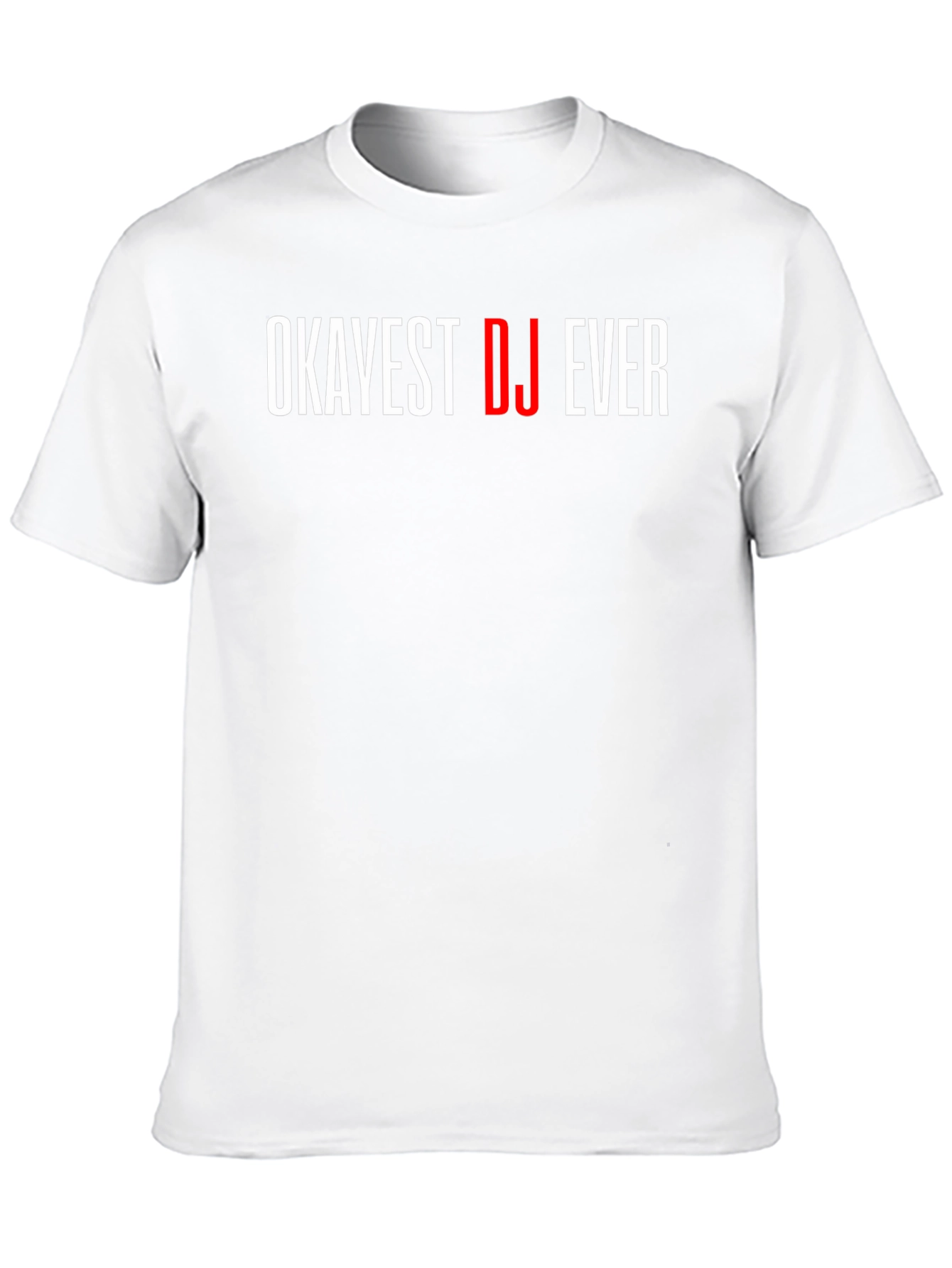 Okayest DJ Ever Graphic Tee - Black