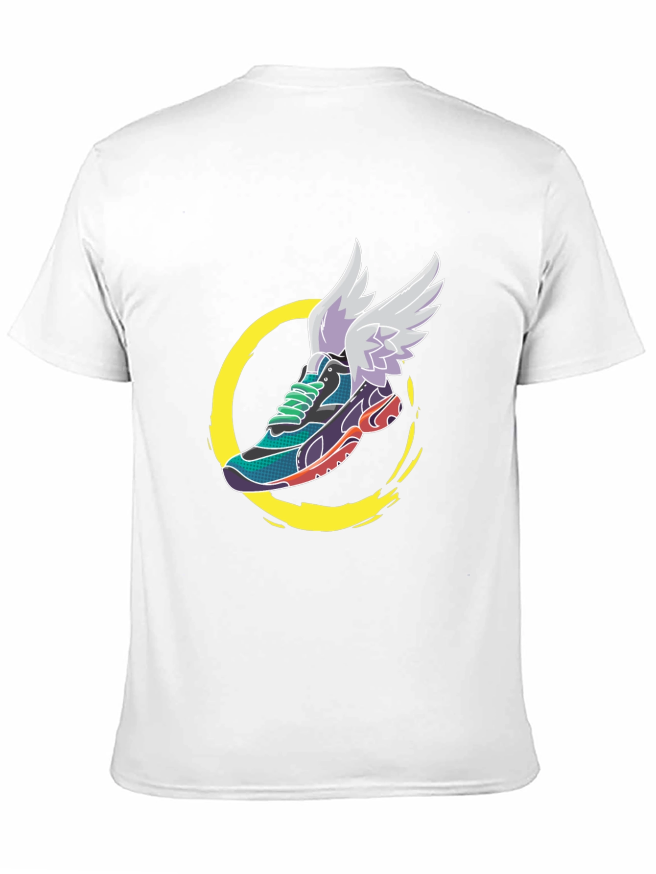 Winged Shoe Graphic T-Shirt