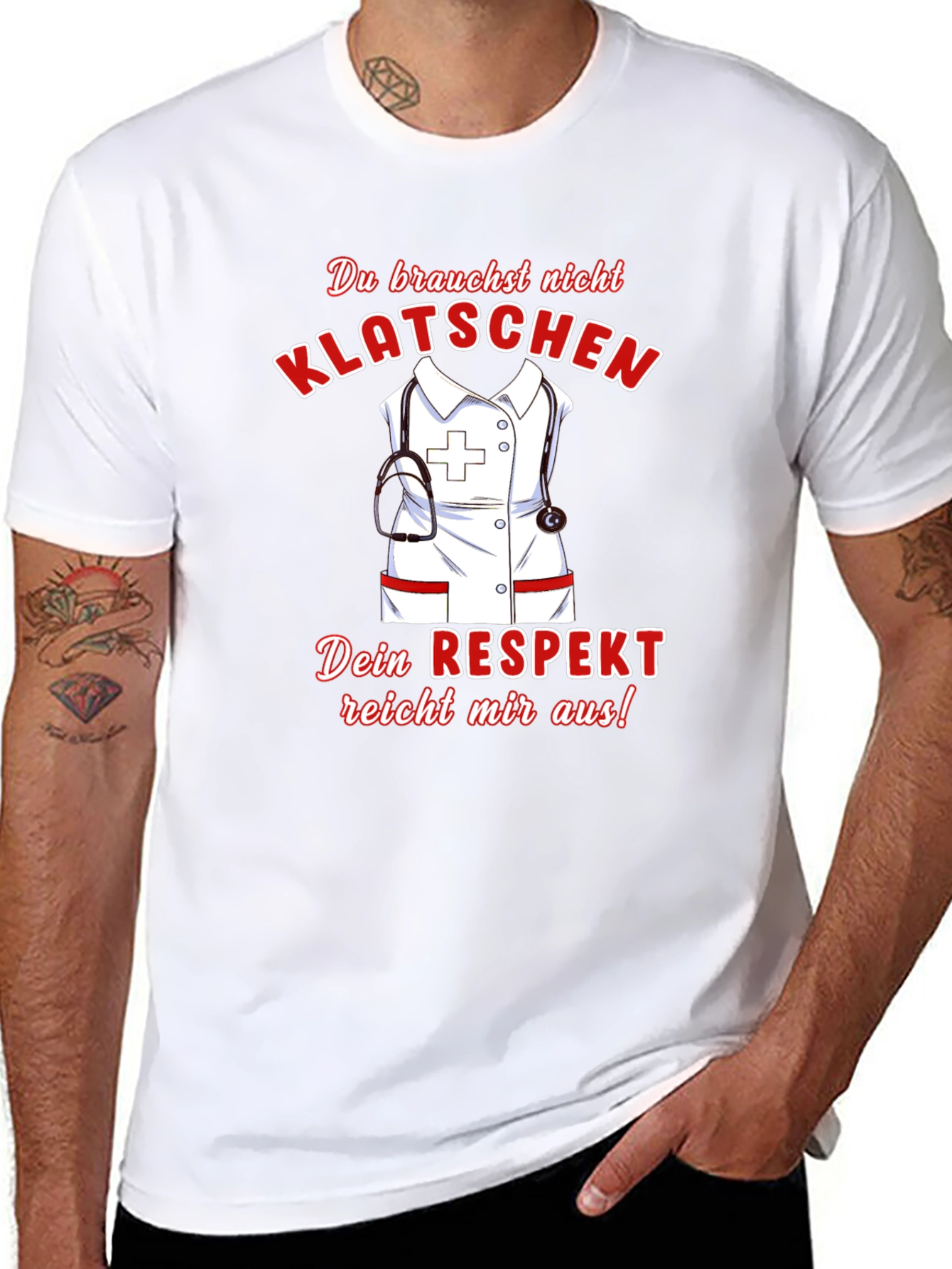 Nurse Respect Graphic Tee - Klatsch Nicht Shirt