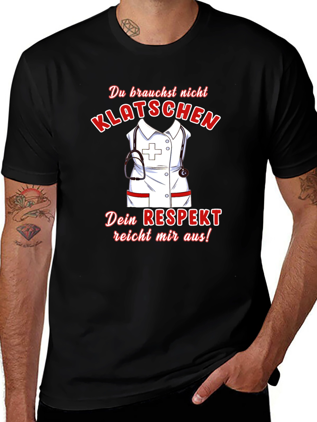 Nurse Respect Graphic Tee - Klatsch Nicht Shirt