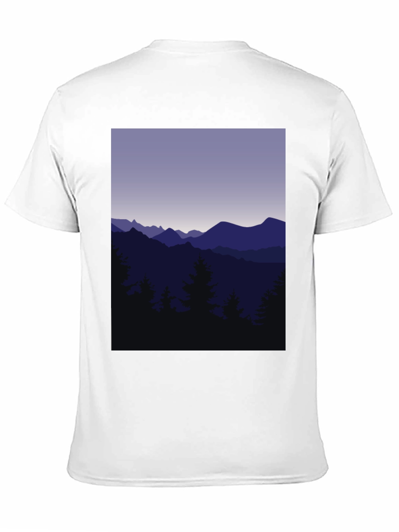 Mountain Range Graphic Tee - Black