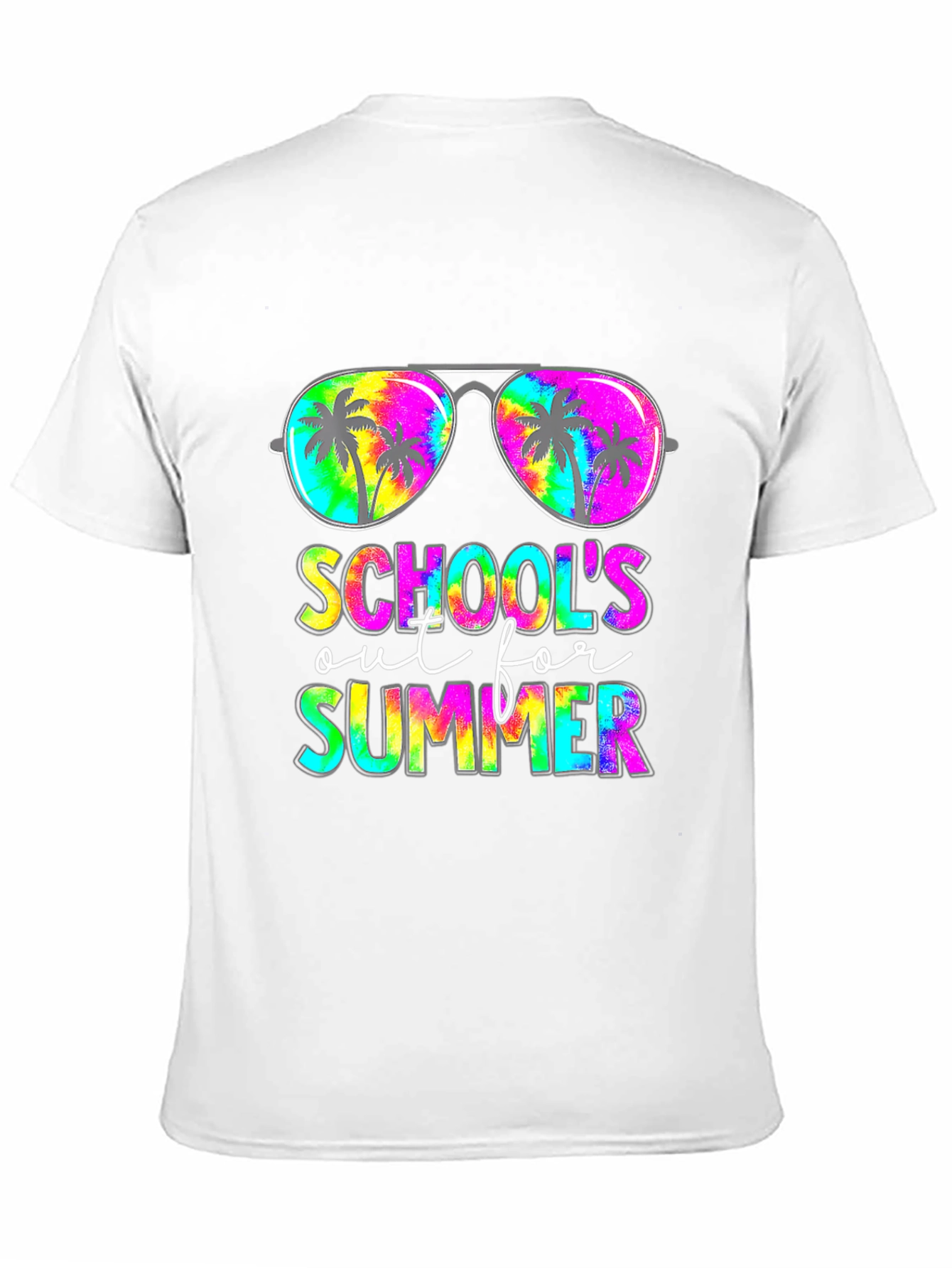 Schools Out For Summer Tie Dye Graphic Tee