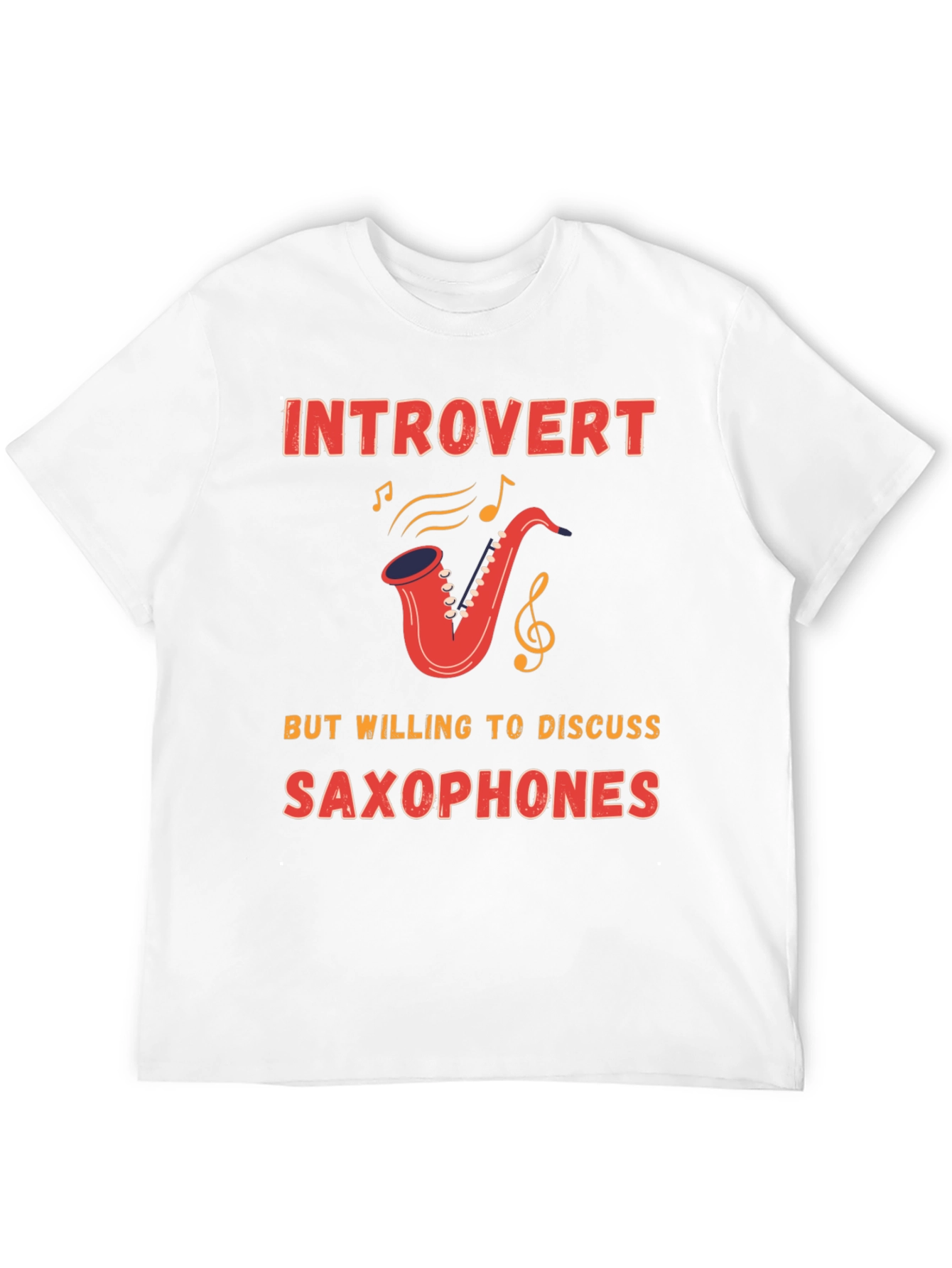 Introvert Saxophone T-Shirt - Musician Gift
