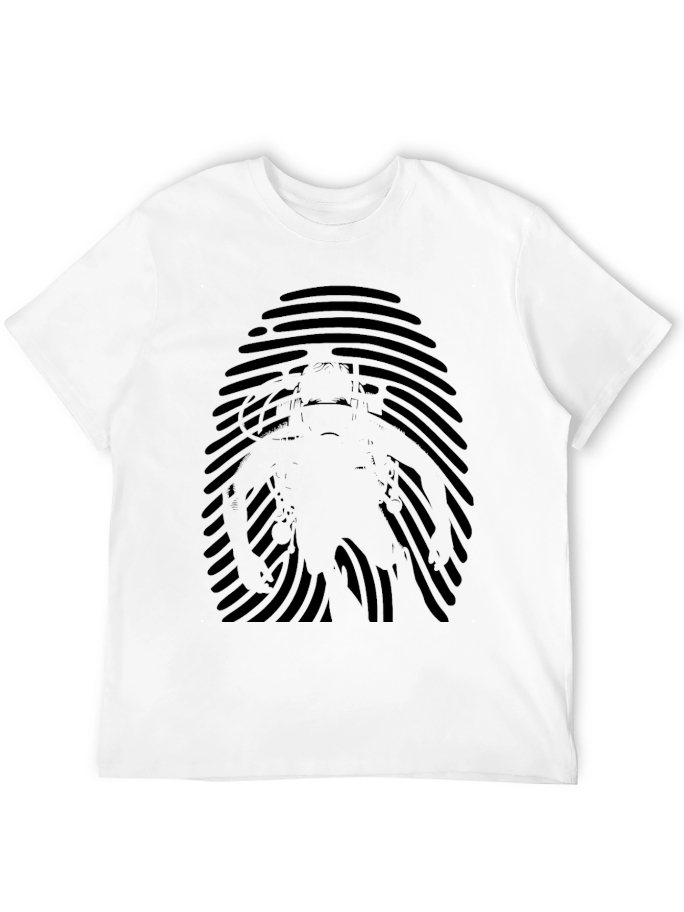 Astronaut Fingerprint Graphic T-Shirt