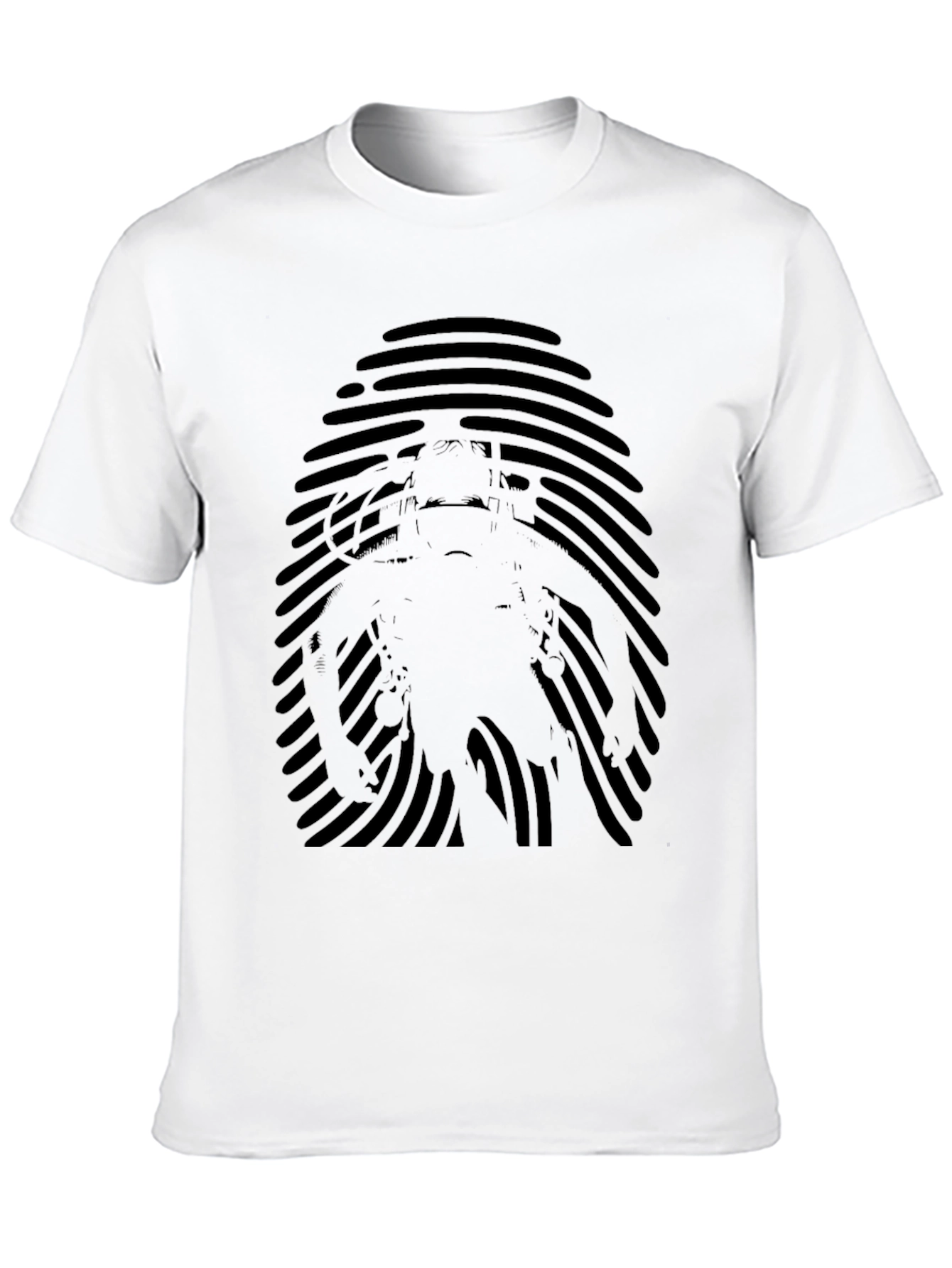 Astronaut Fingerprint Graphic T-Shirt