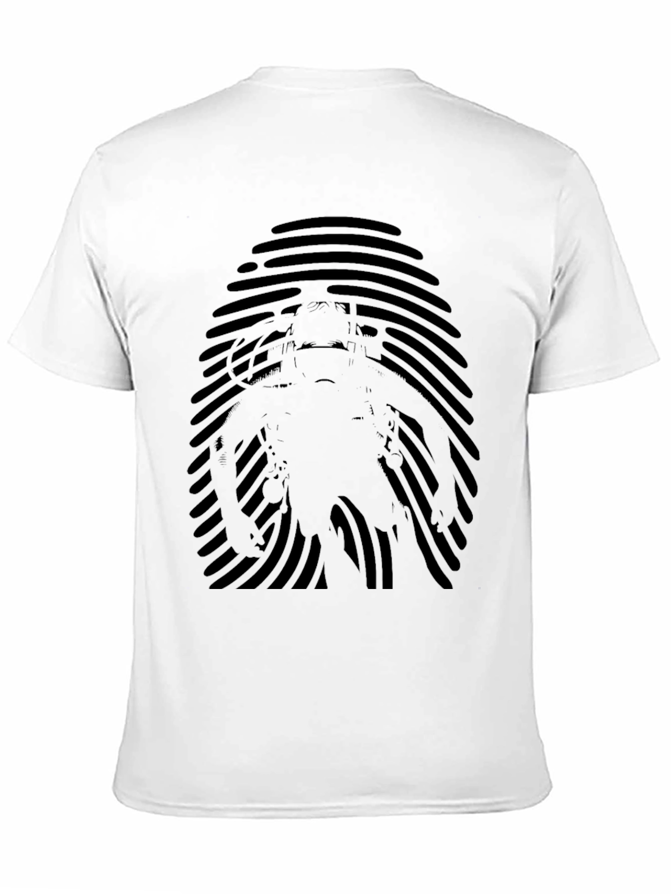 Astronaut Fingerprint Graphic T-Shirt