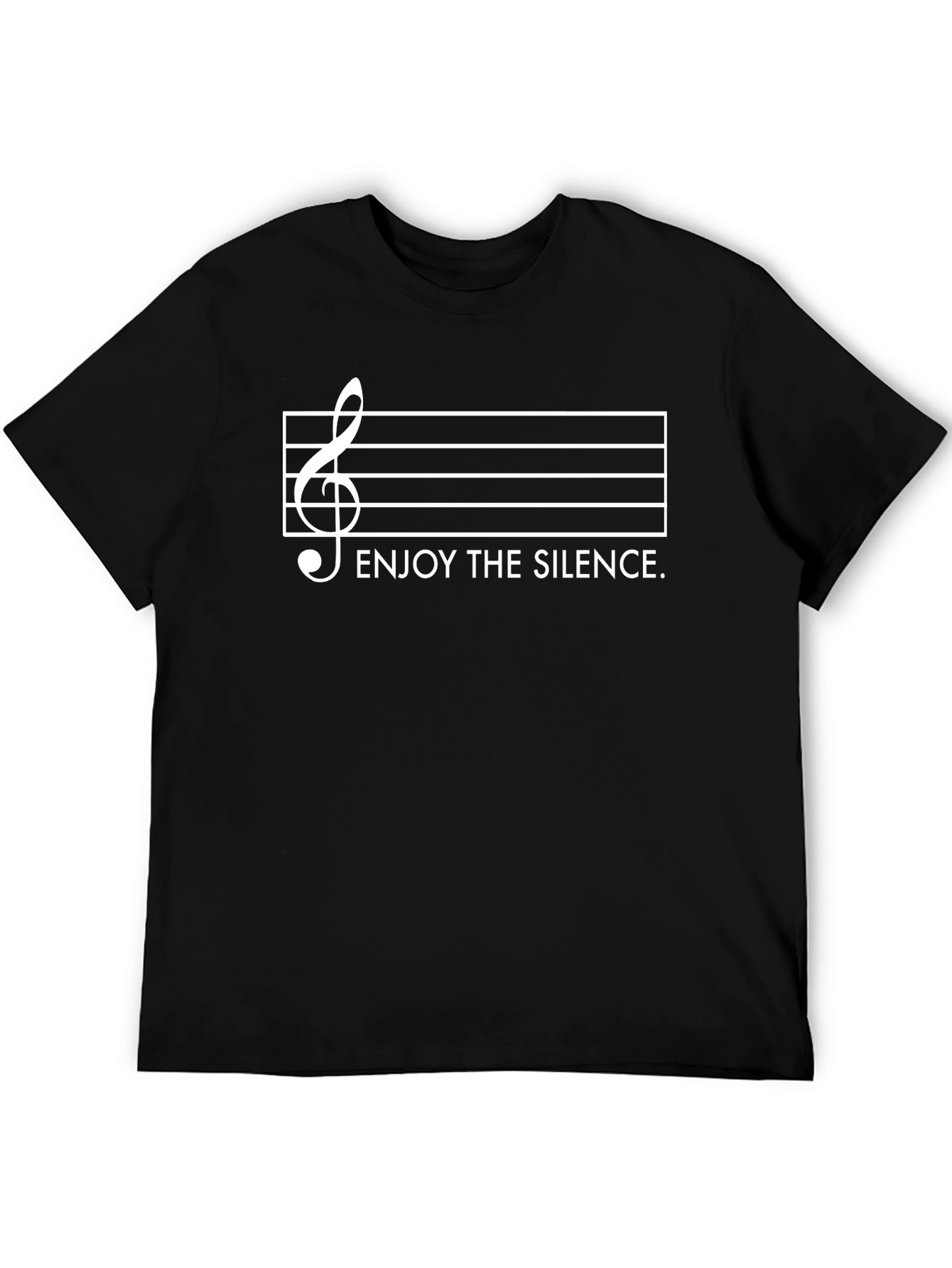 Enjoy the Silence Music Note T-Shirt