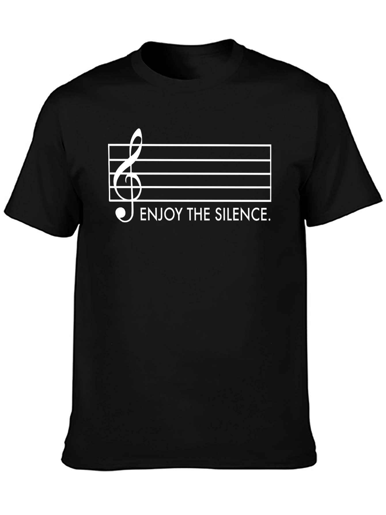 Enjoy the Silence Music Note T-Shirt