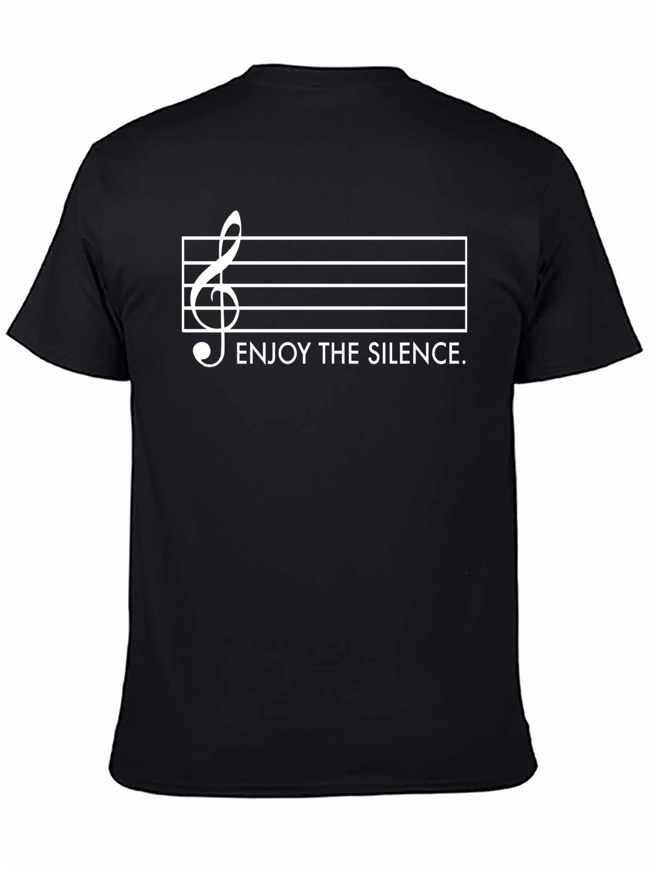 Enjoy the Silence Music Note T-Shirt