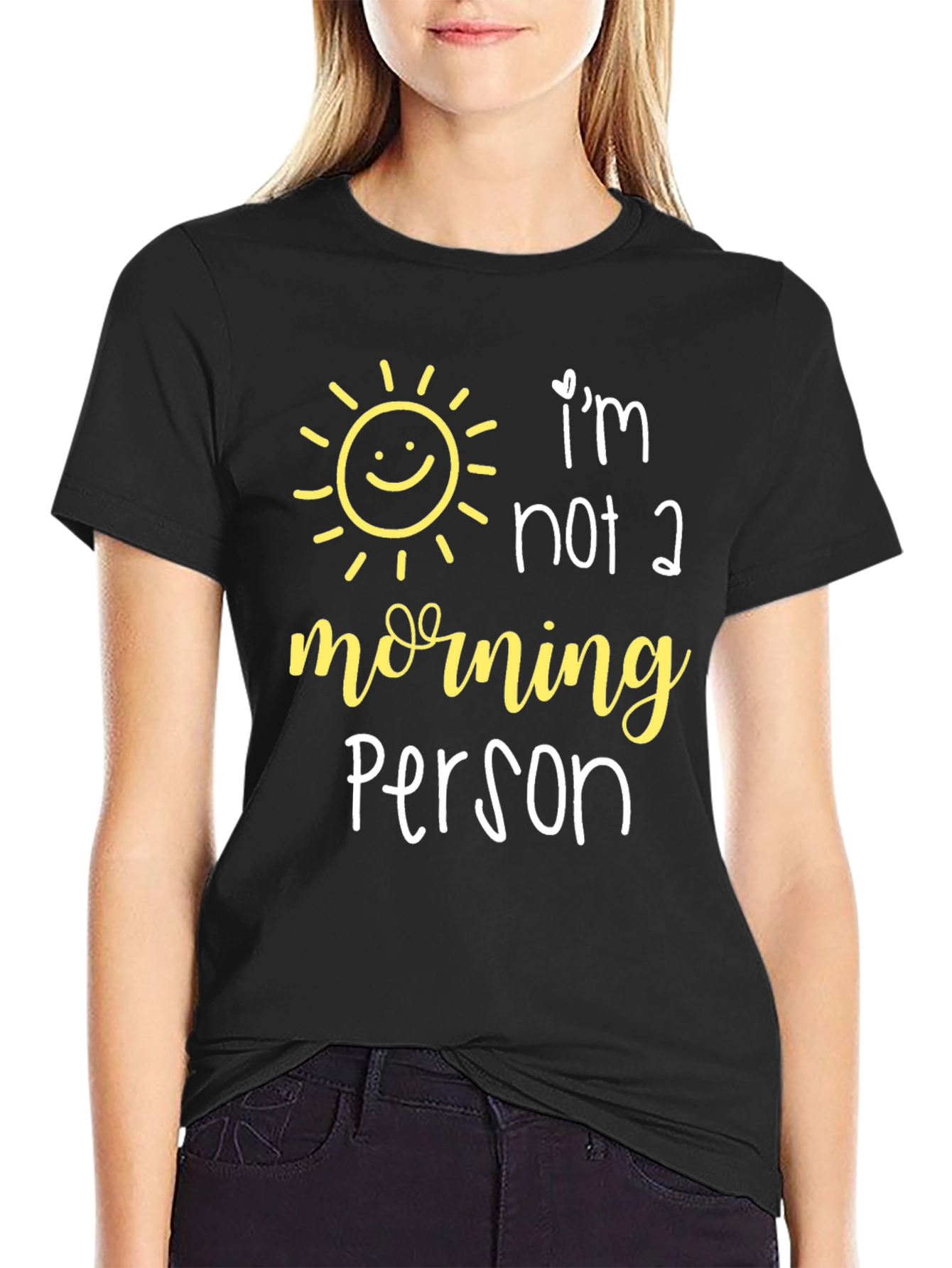 Funny Not a Morning Person Graphic Tee