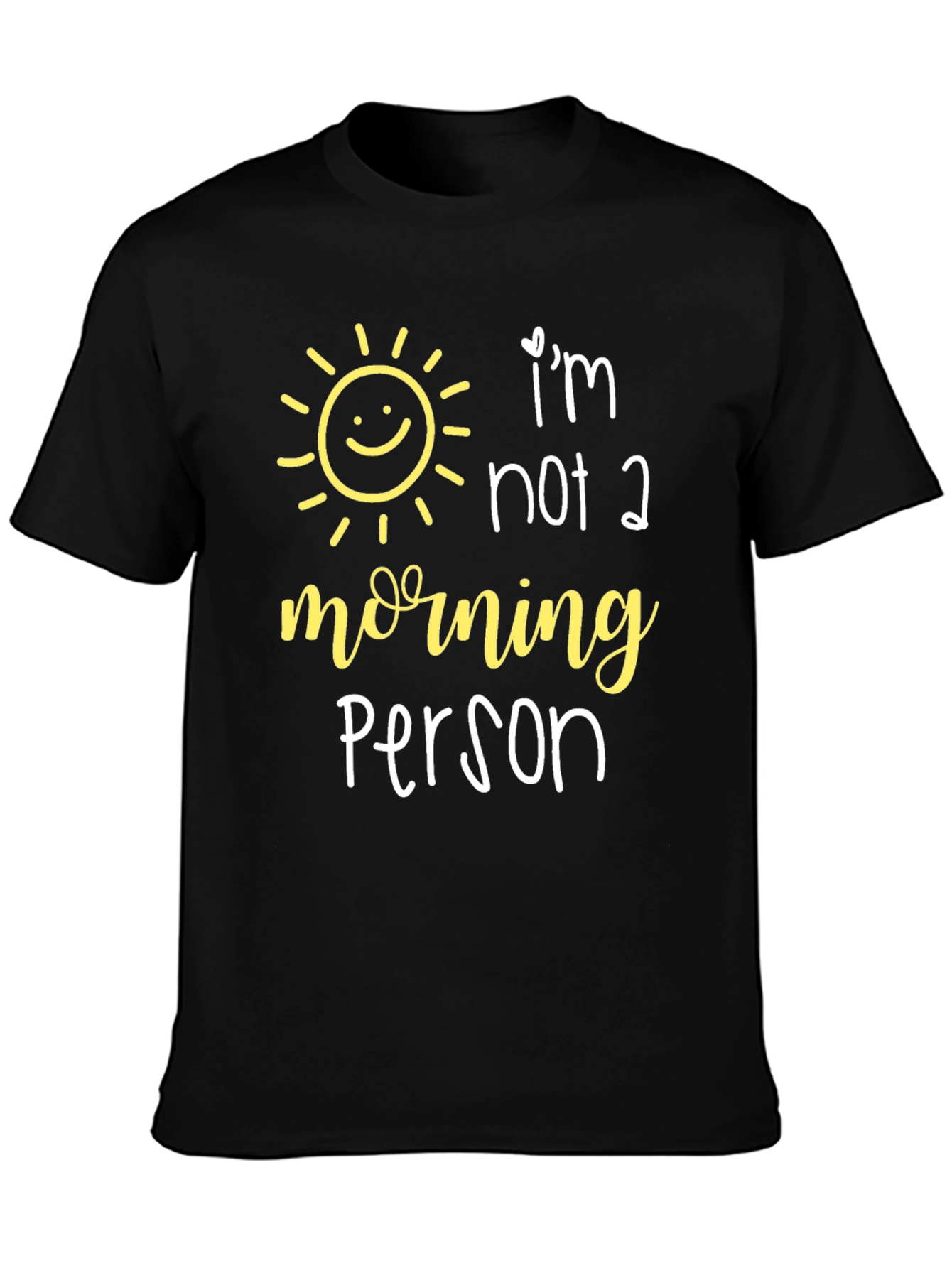 Funny Not a Morning Person Graphic Tee