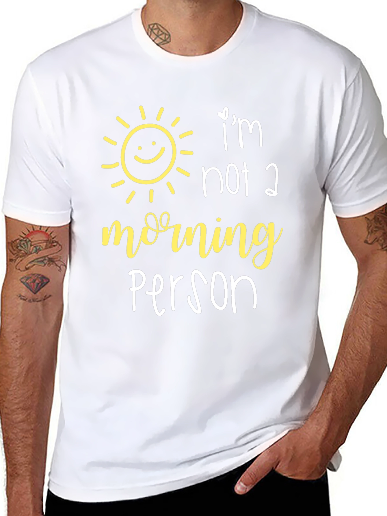 Funny Not a Morning Person Graphic Tee