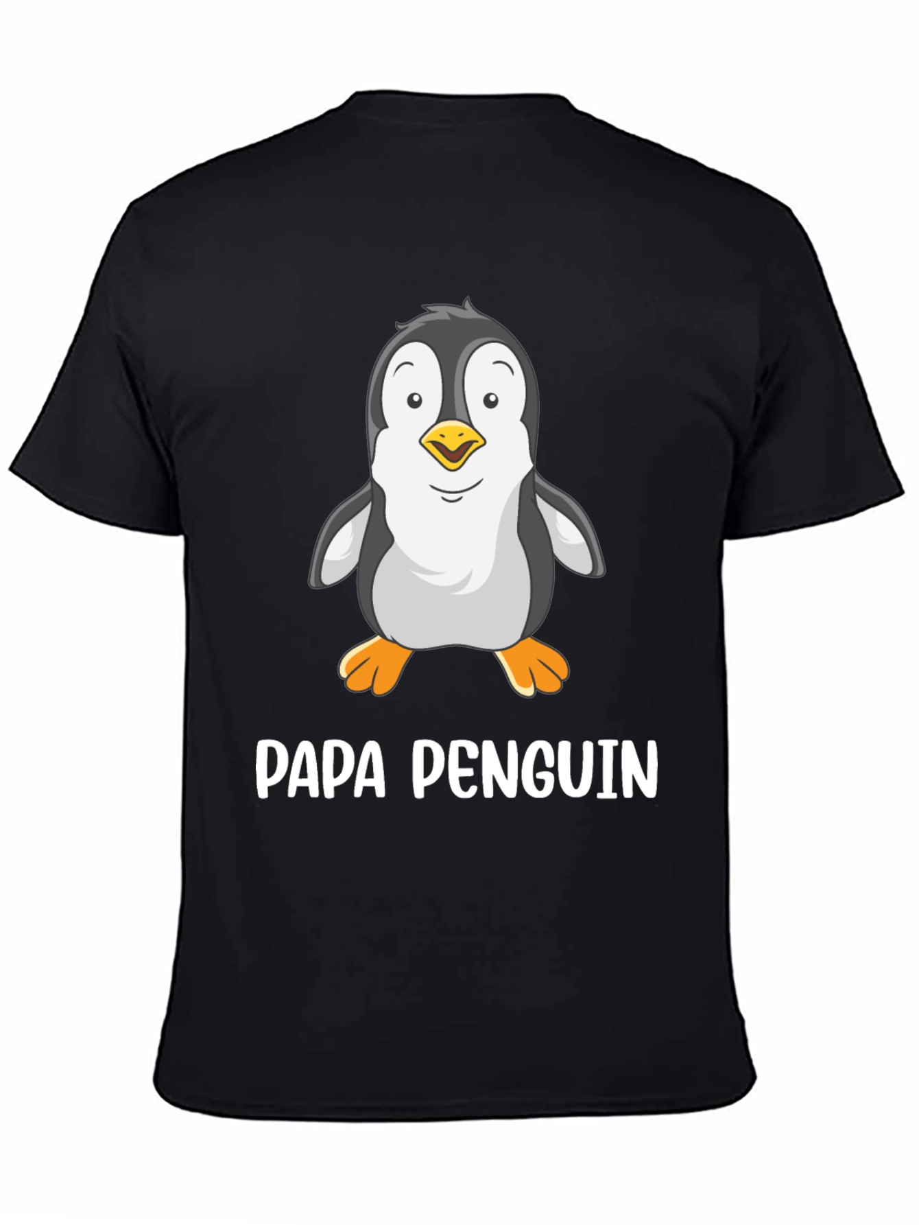 Papa Penguin T-Shirt - Dads Funny Animal Tee