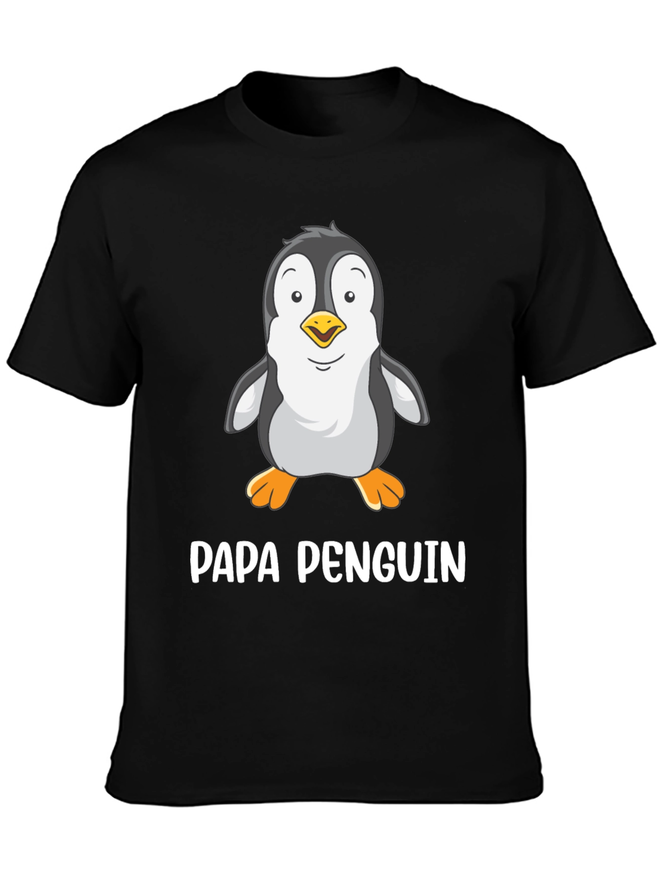 Papa Penguin T-Shirt - Dads Funny Animal Tee