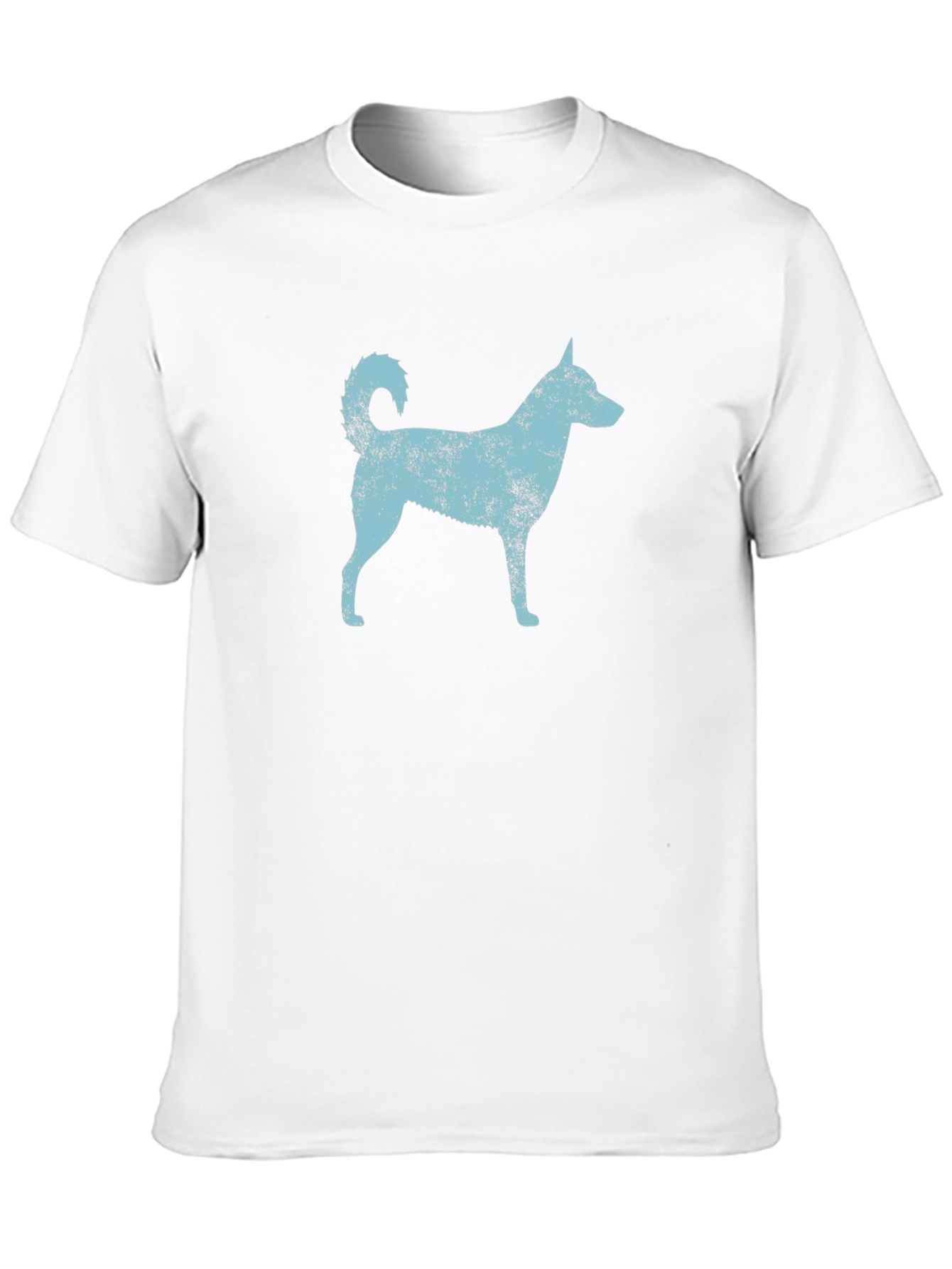 Dog Graphic Print Black T-Shirt