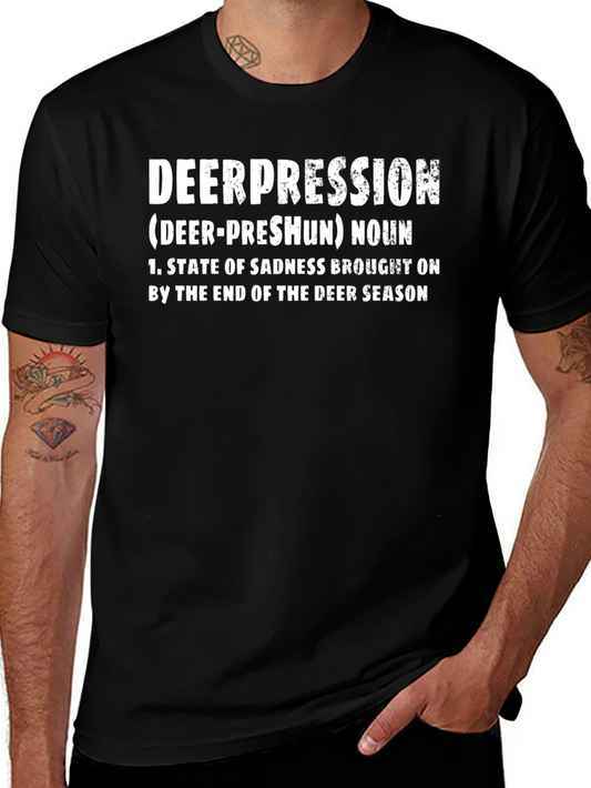 Deerpression T-Shirt: Funny Hunting Season Tee