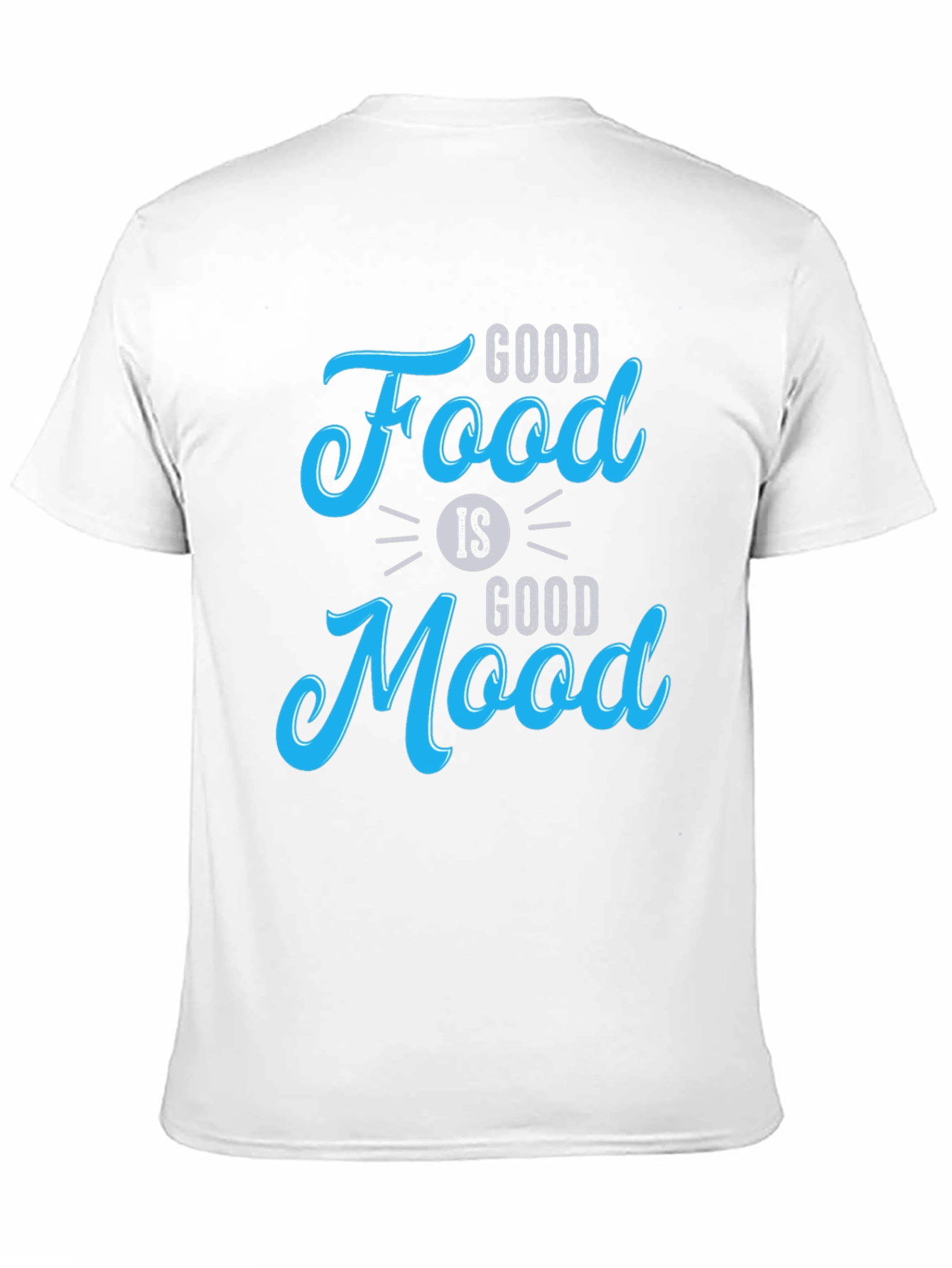 Good Food is Good Mood Black Graphic Tee