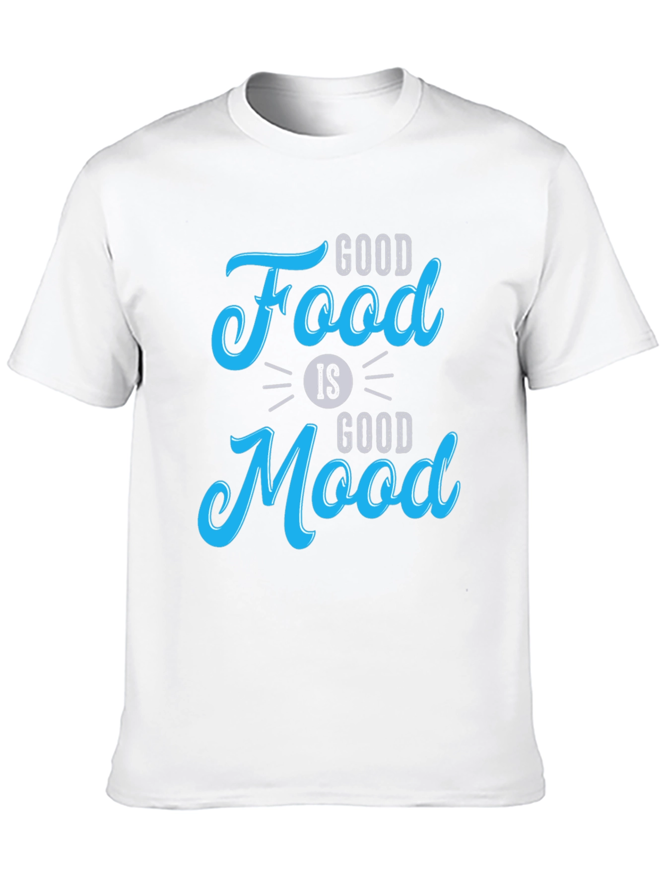 Good Food is Good Mood Black Graphic Tee