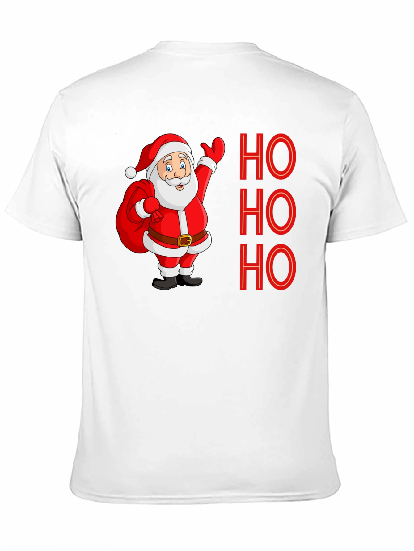 Ho Ho Ho Santa Tee - Holiday Cheer Shirt