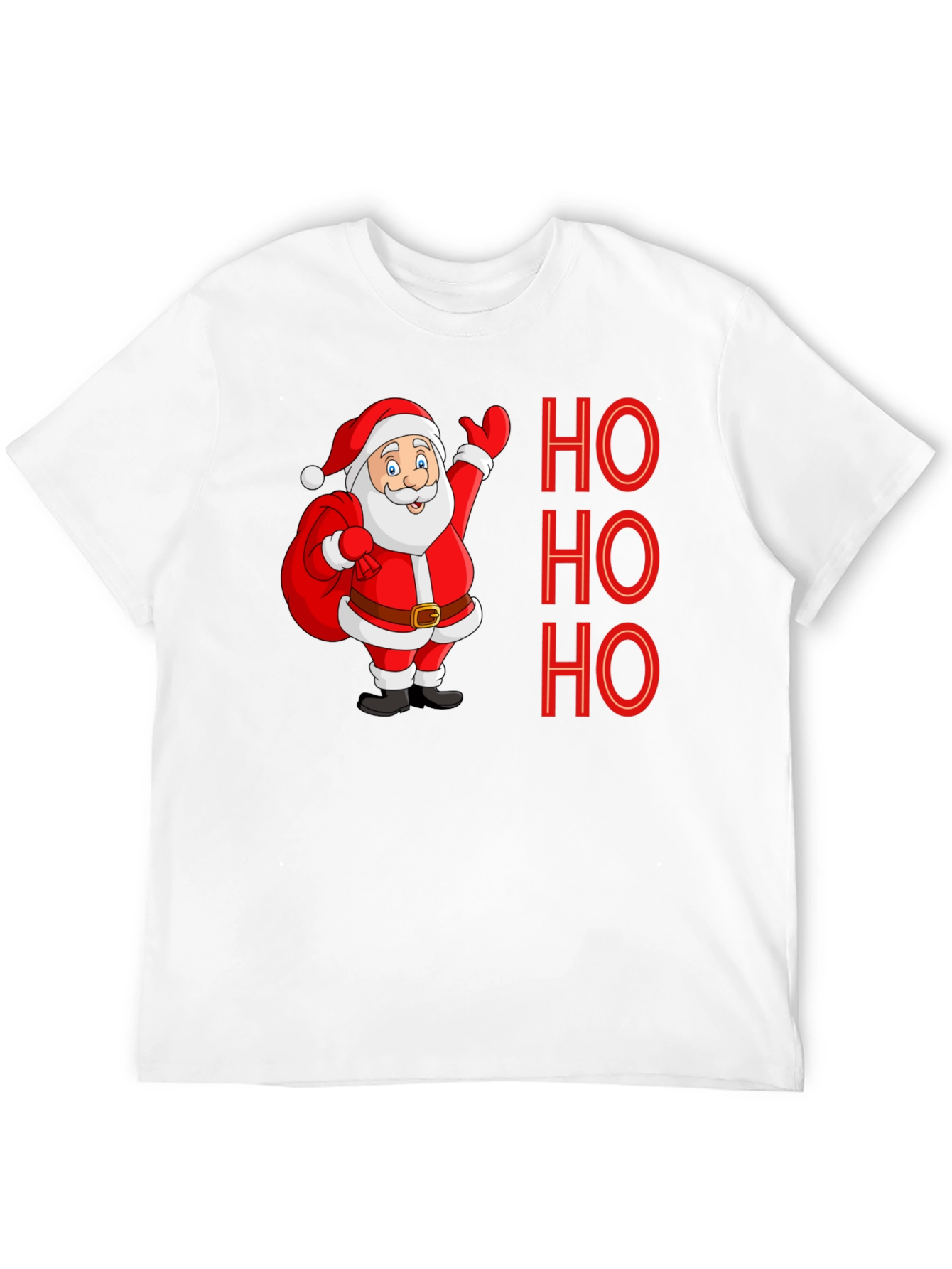 Ho Ho Ho Santa Tee - Holiday Cheer Shirt