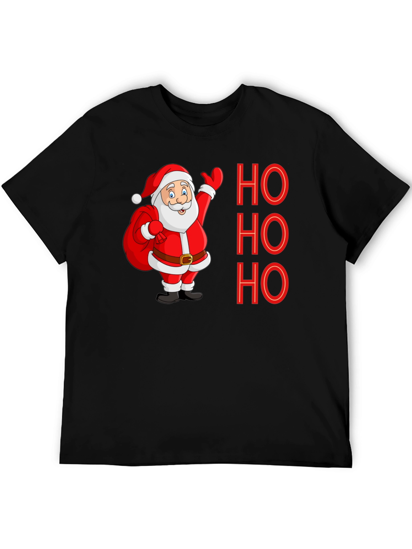 Ho Ho Ho Santa Tee - Holiday Cheer Shirt