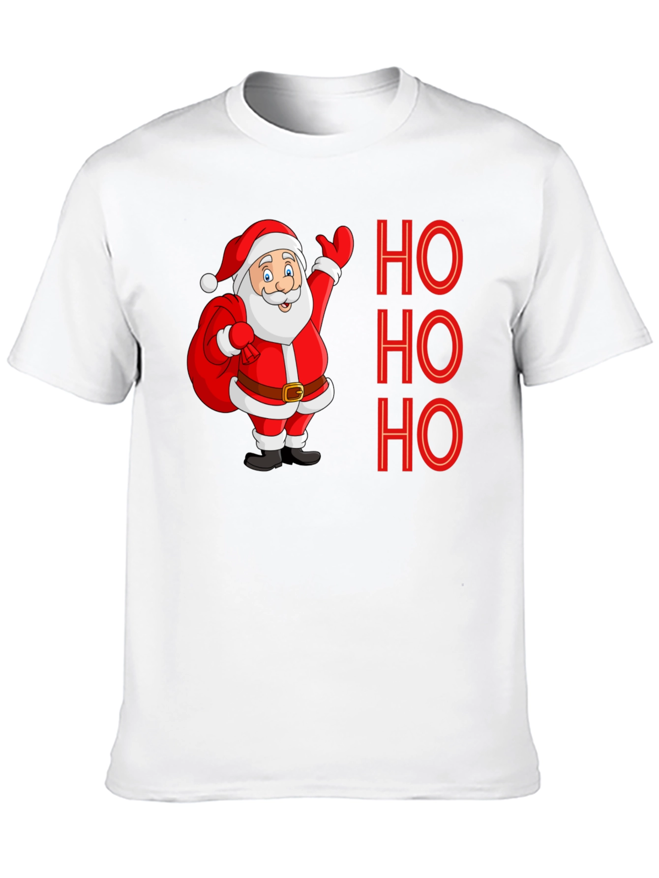 Ho Ho Ho Santa Tee - Holiday Cheer Shirt
