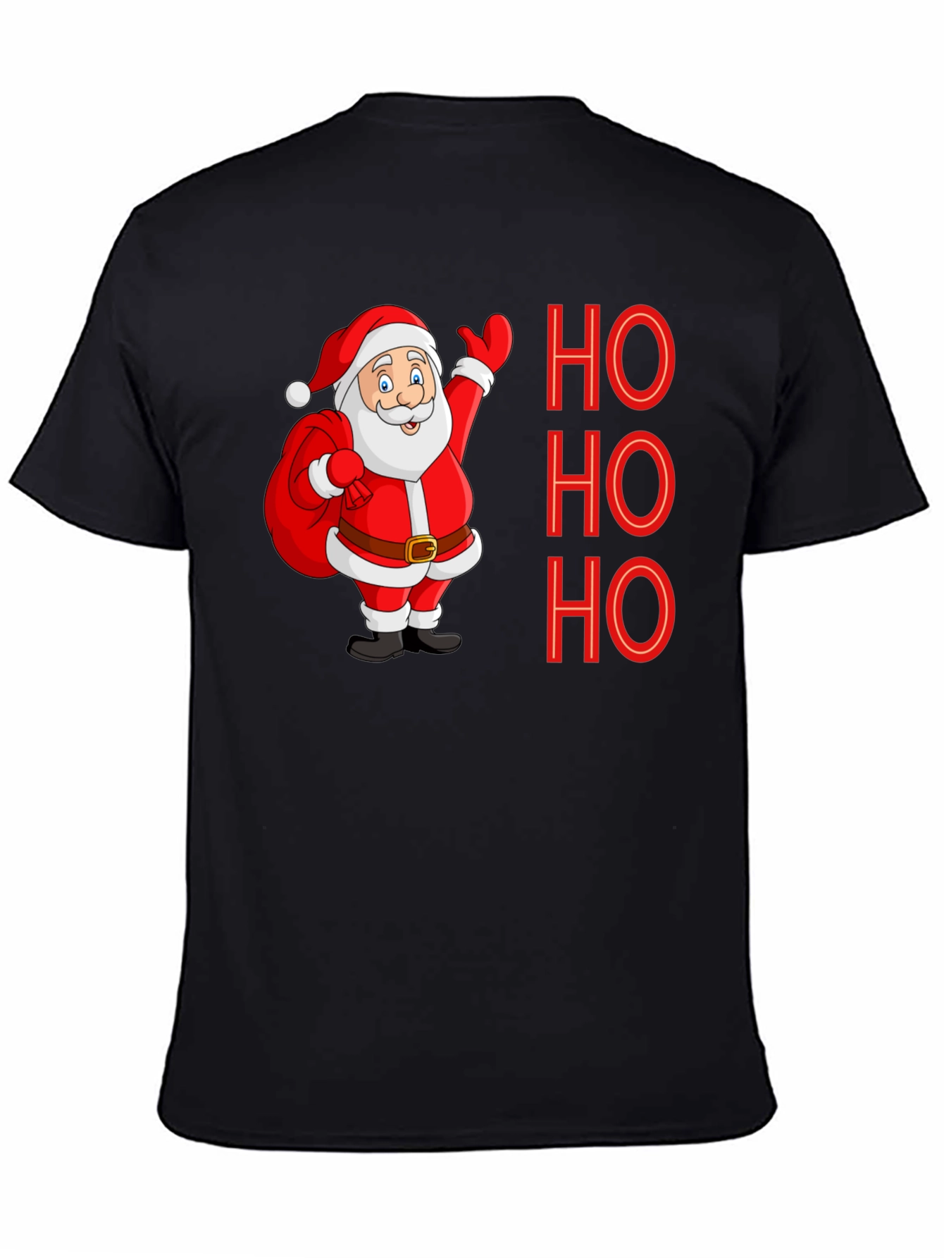 Ho Ho Ho Santa Tee - Holiday Cheer Shirt