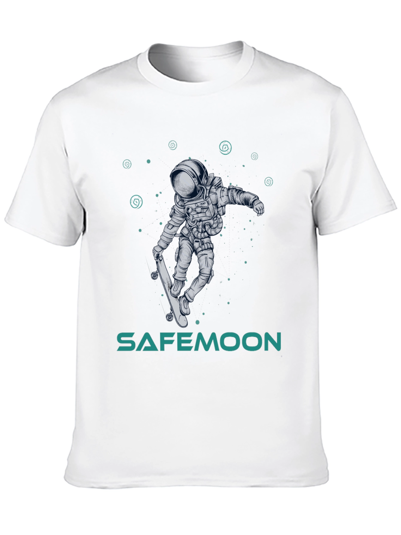 Safemoon Astronaut Skateboard T-Shirt
