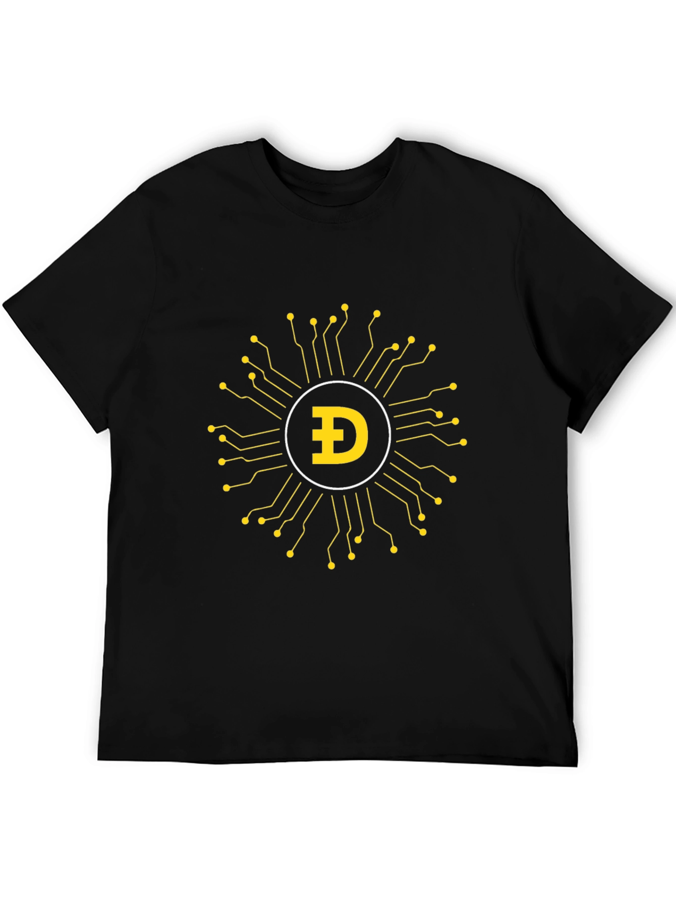 DogeCoin Circuit T-Shirt - Crypto Style