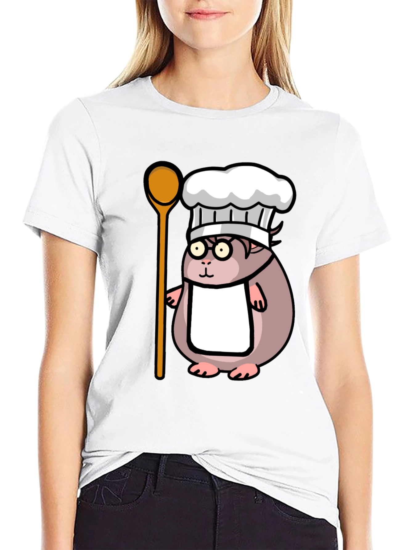 Chef Hamster T-Shirt - Cute Cook Design
