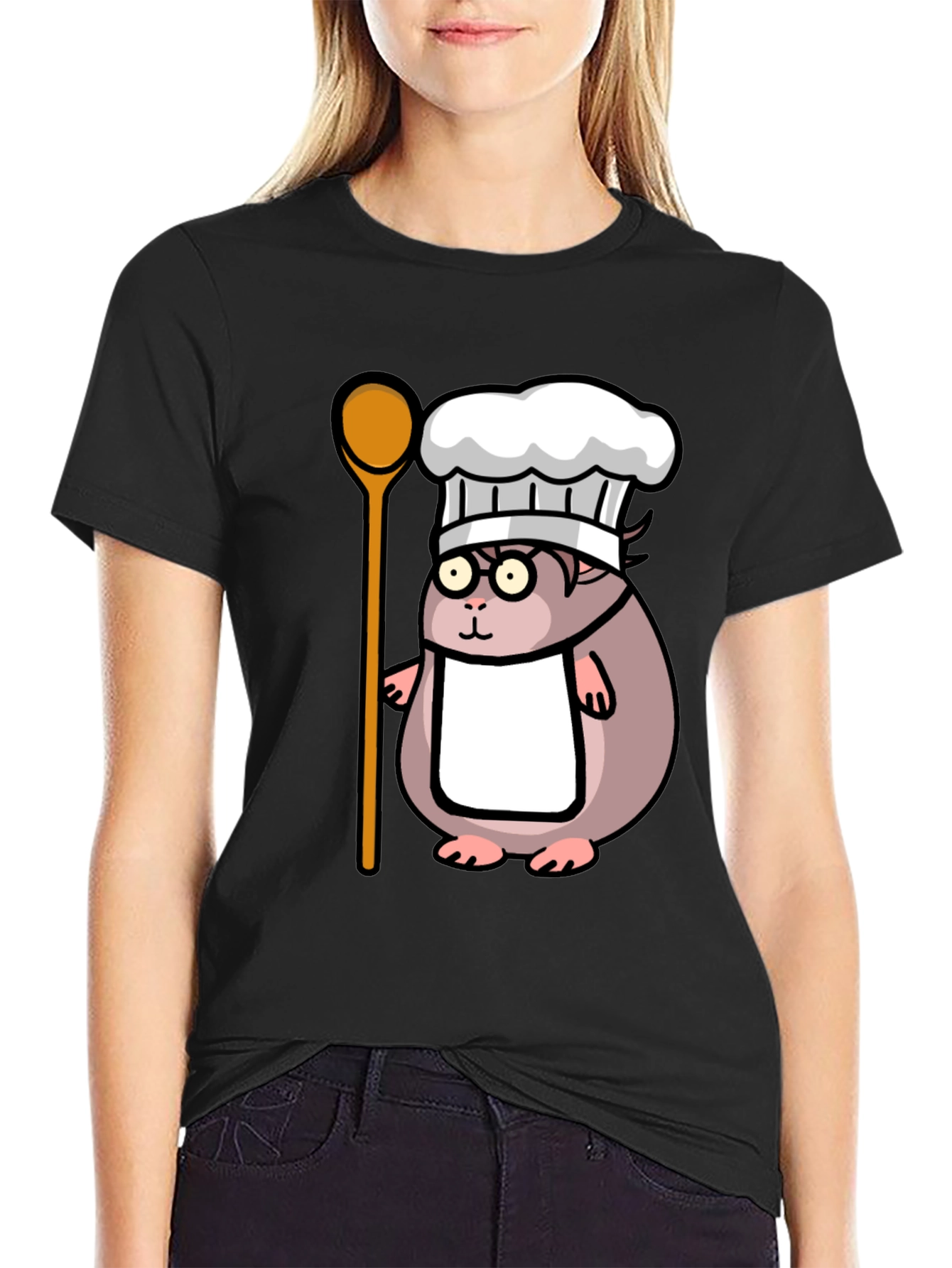 Chef Hamster T-Shirt - Cute Cook Design
