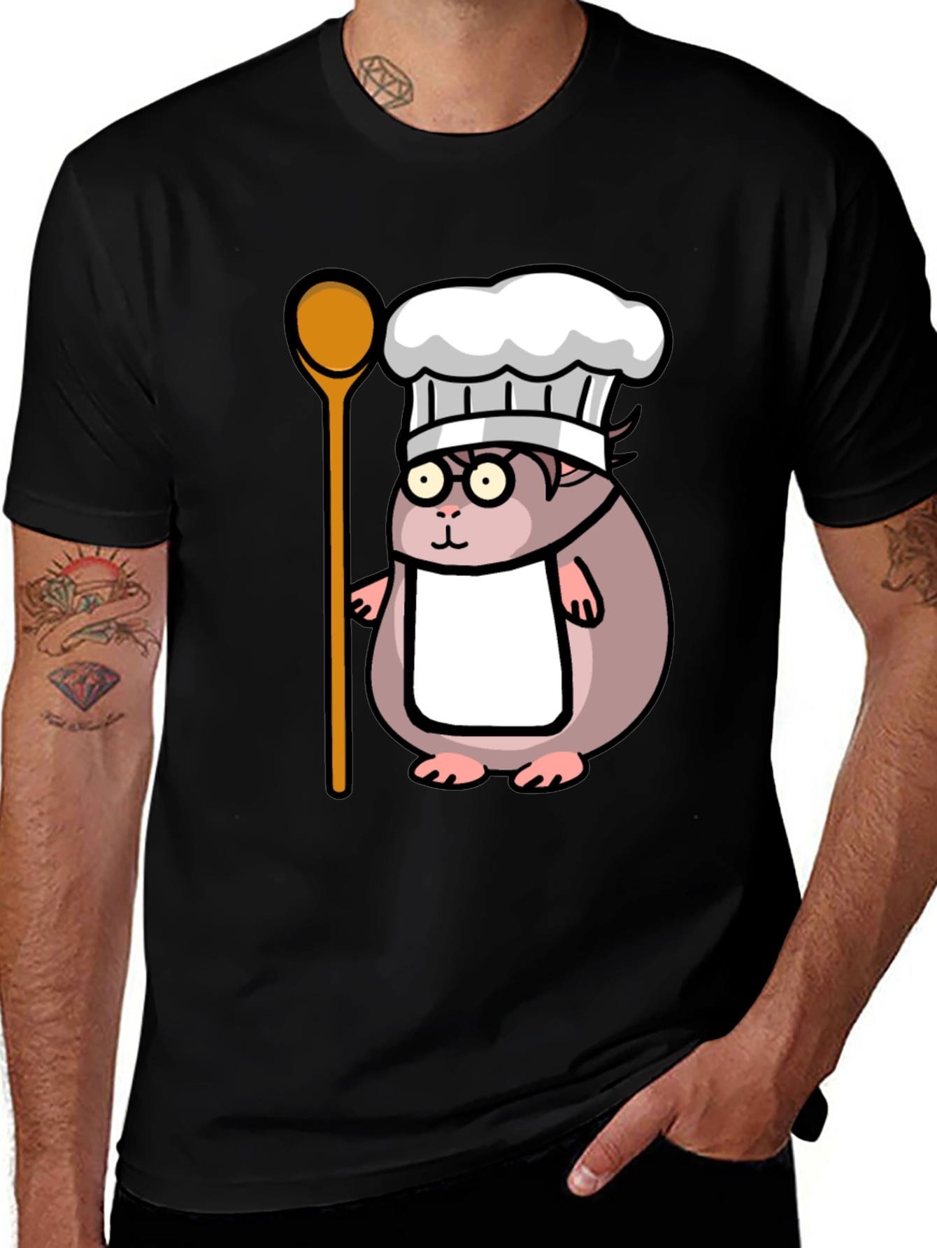Chef Hamster T-Shirt - Cute Cook Design