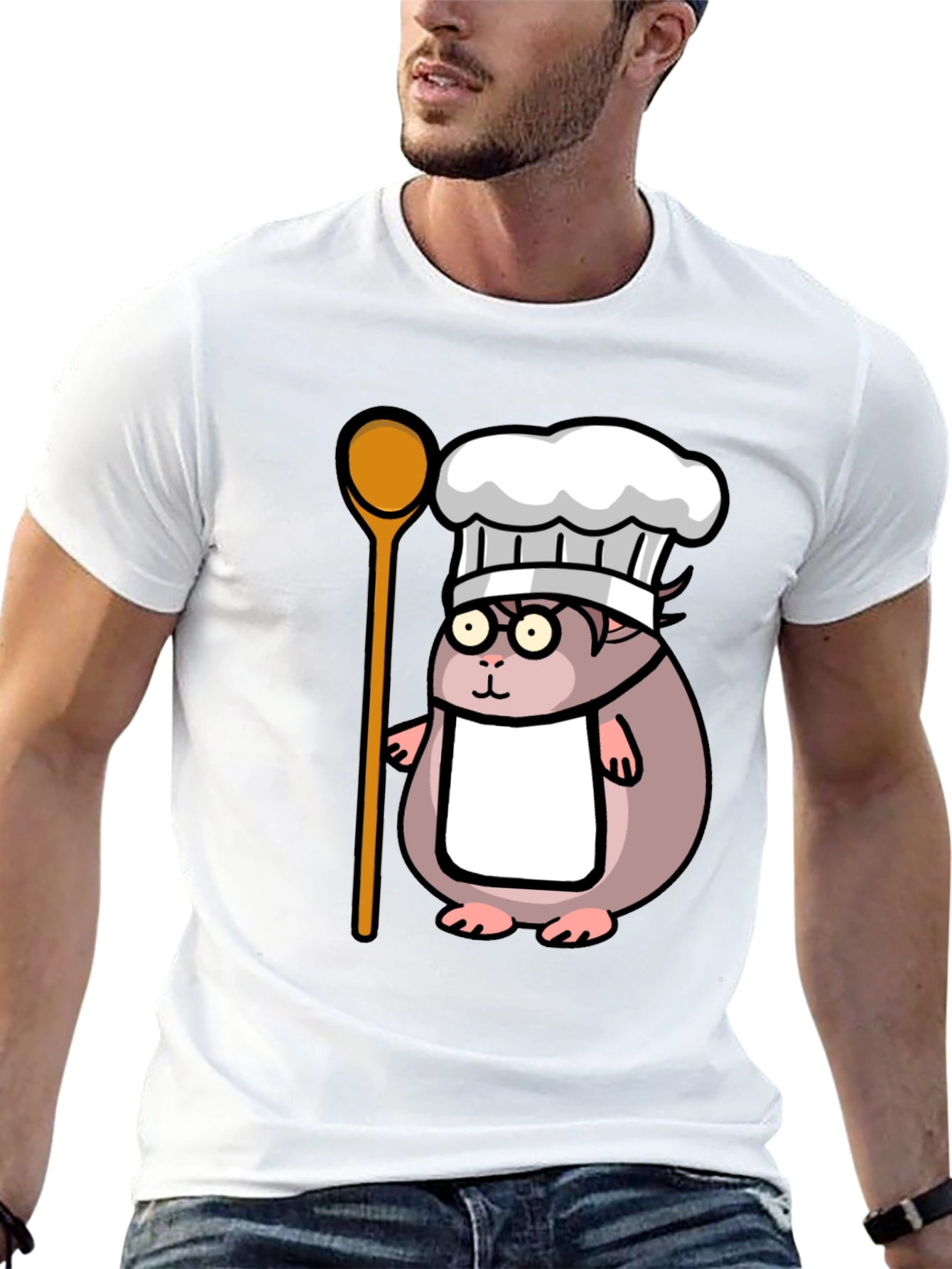 Chef Hamster T-Shirt - Cute Cook Design