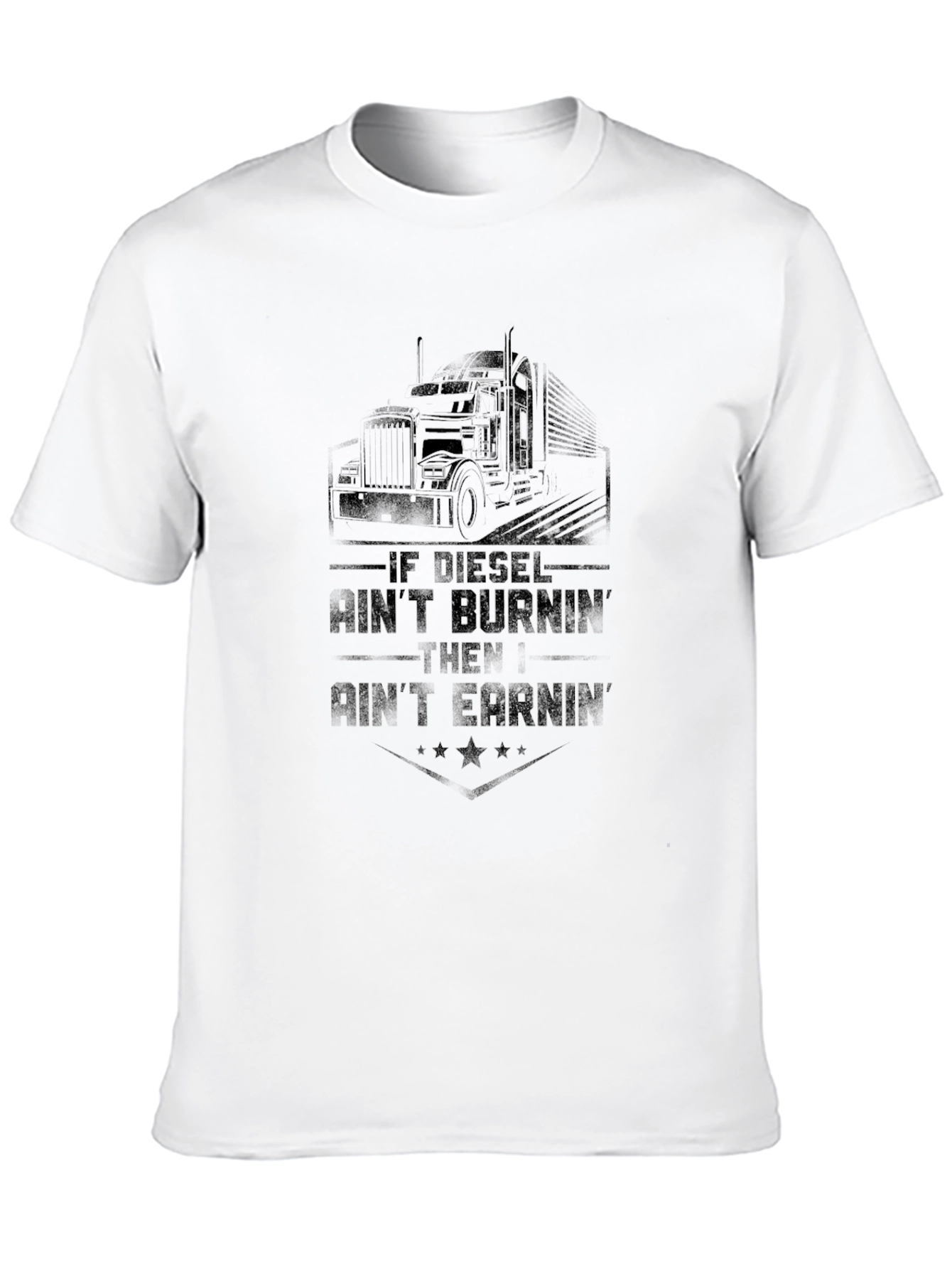 Diesel Burnin Trucker T-Shirt