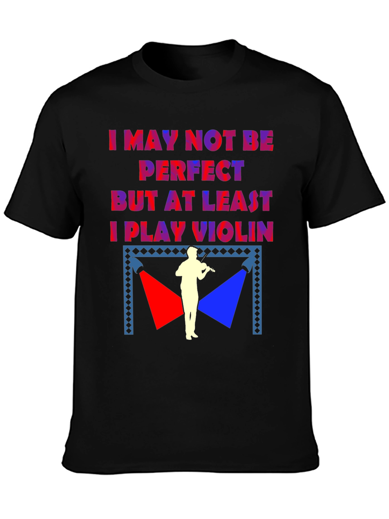 Violin Player Graphic Tee - Musician T-Shirt