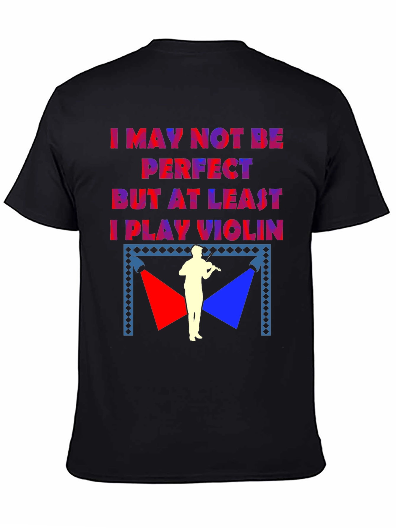Violin Player Graphic Tee - Musician T-Shirt