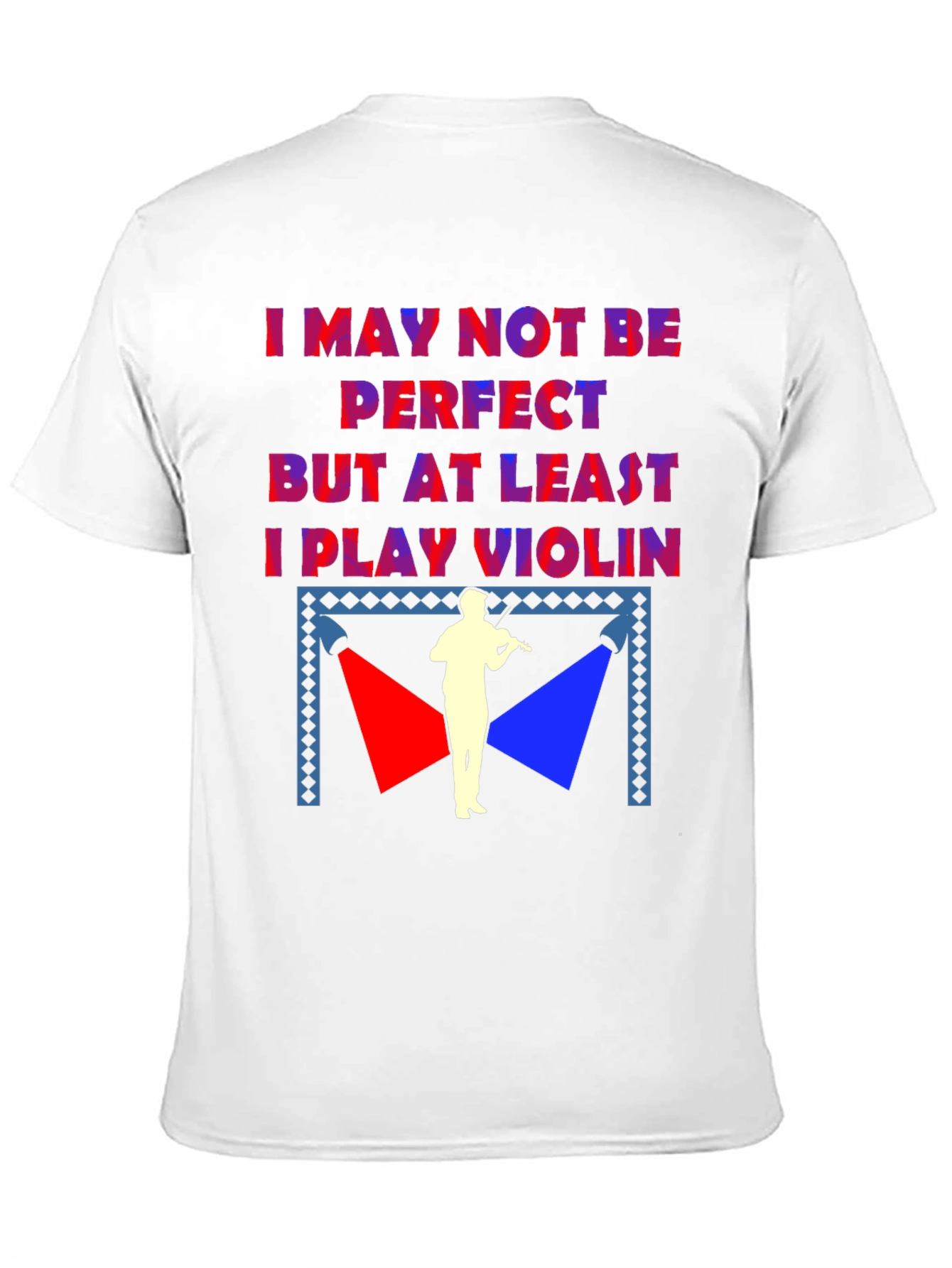 Violin Player Graphic Tee - Musician T-Shirt