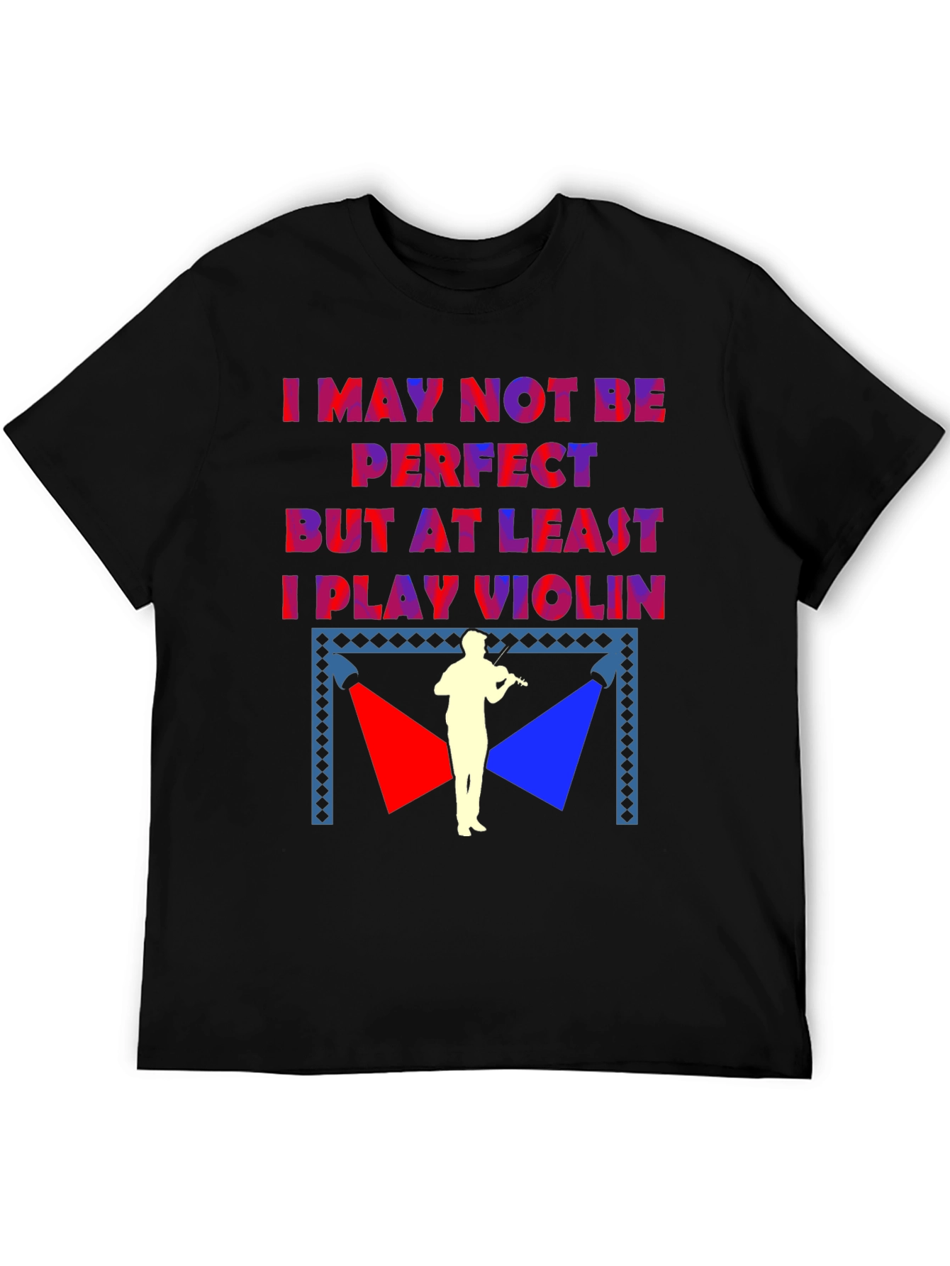 Violin Player Graphic Tee - Musician T-Shirt