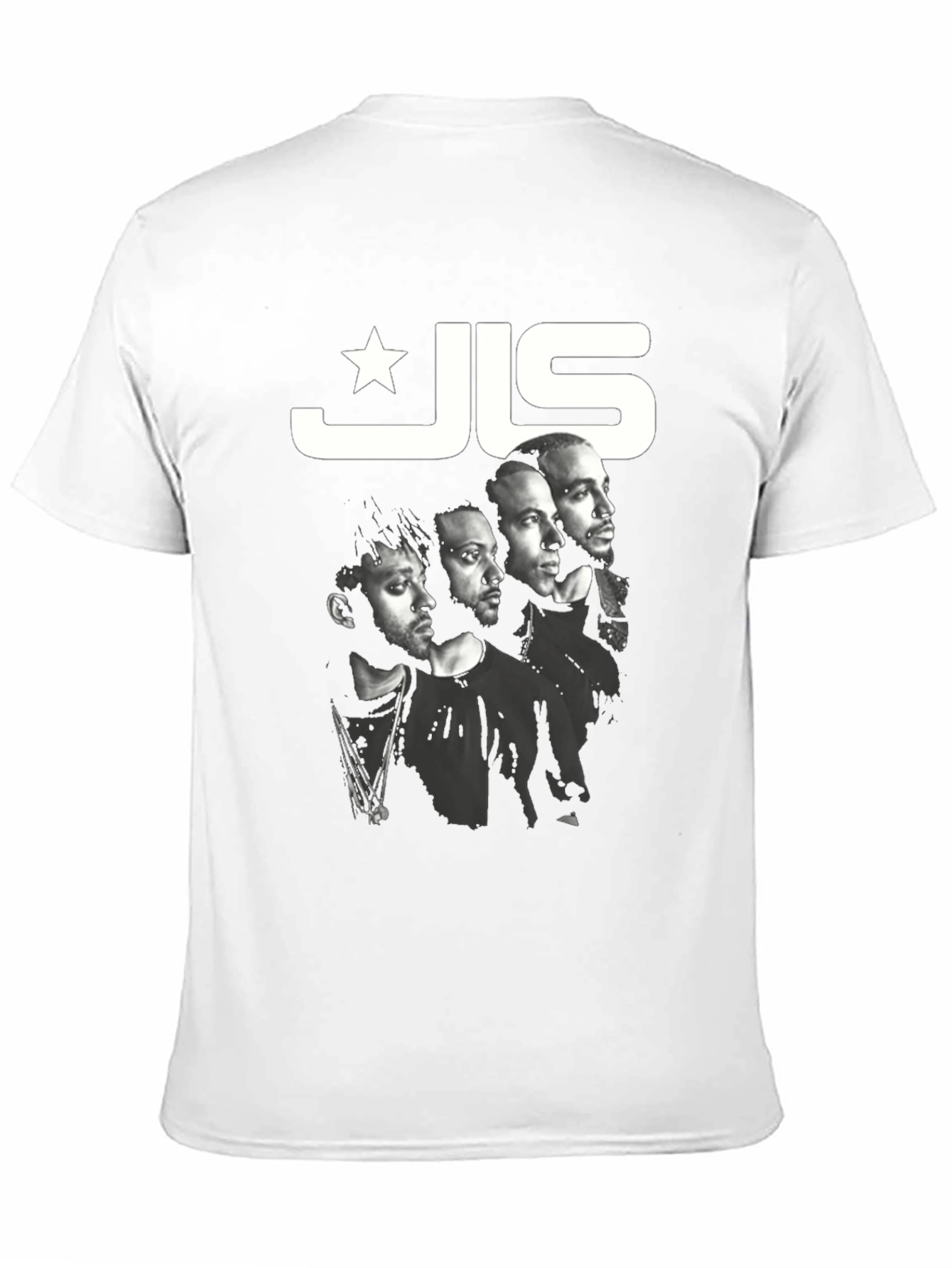 JLS Band Tee - Black Cotton Graphic T-Shirt