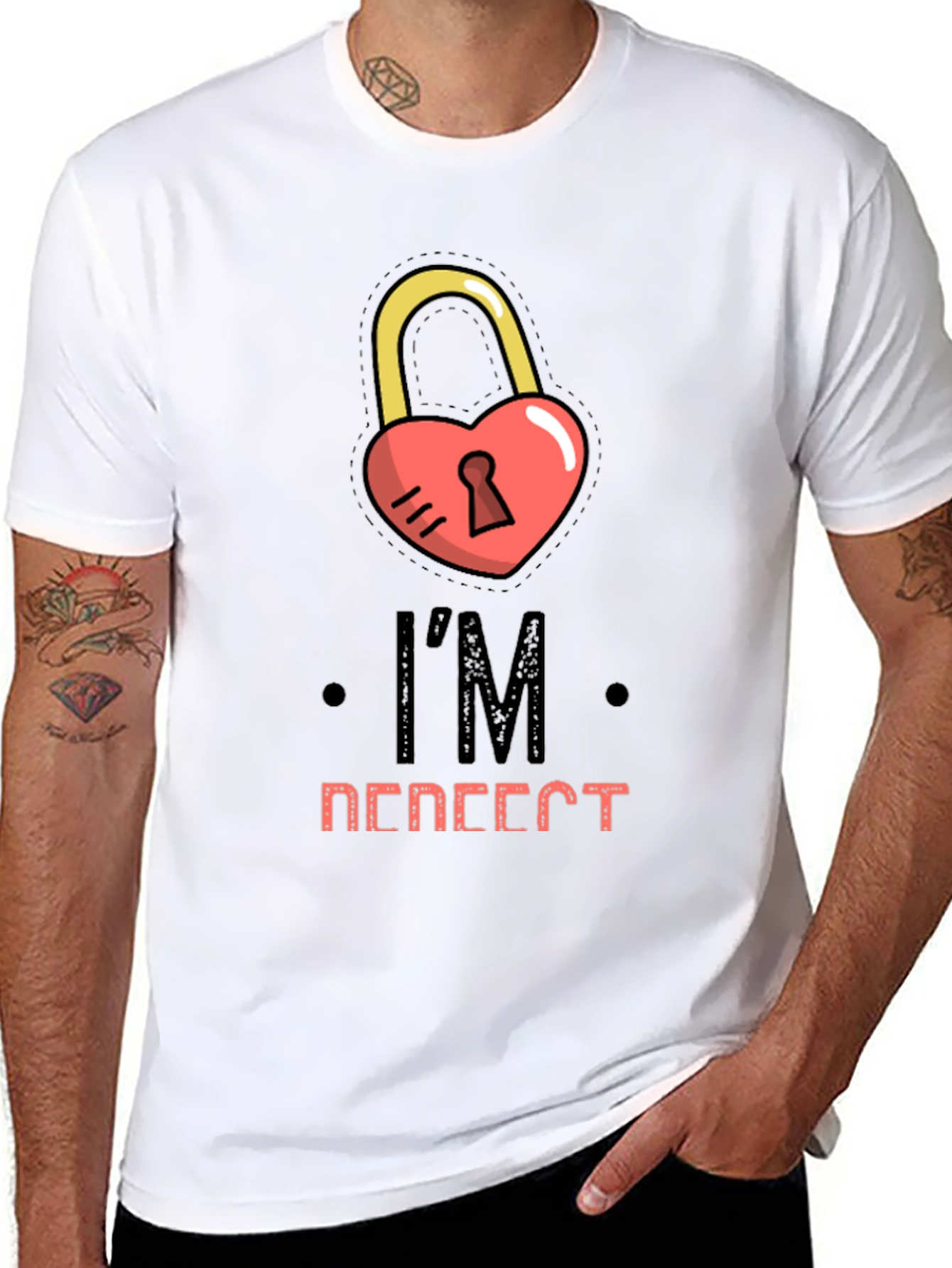 Heart Lock T-Shirt - Im Locked In