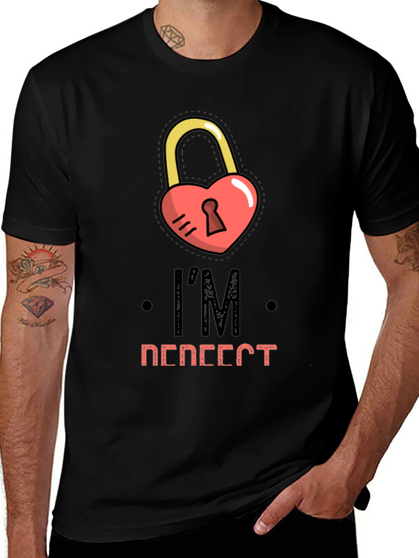 Heart Lock T-Shirt - Im Locked In