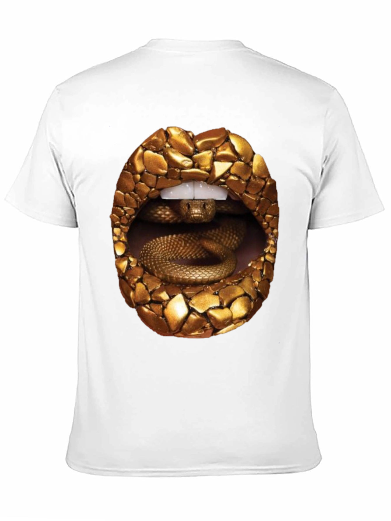 Snake Lips Graphic Tee - Edgy Streetwear