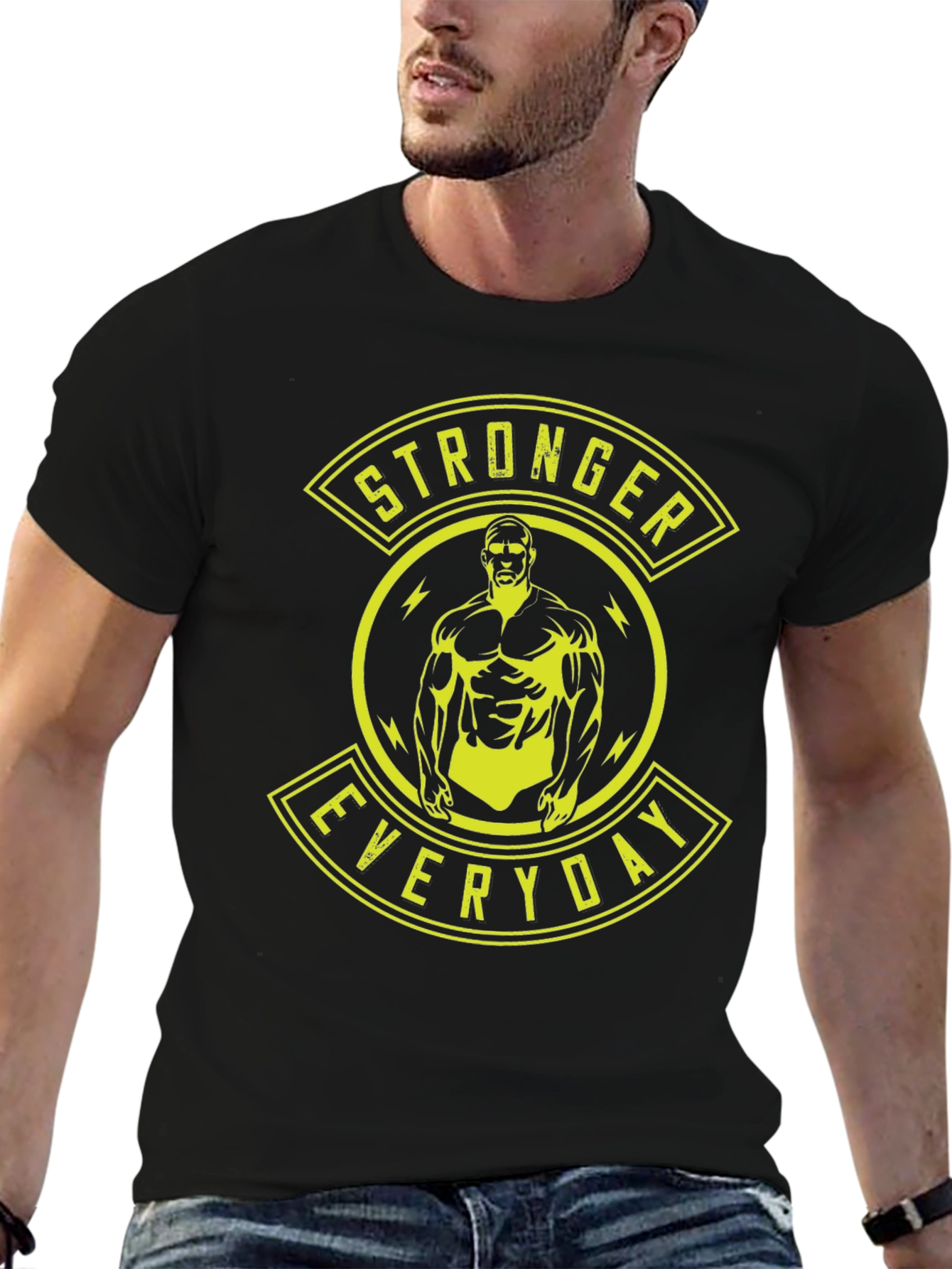 Stronger Everyday Graphic Tee - Black
