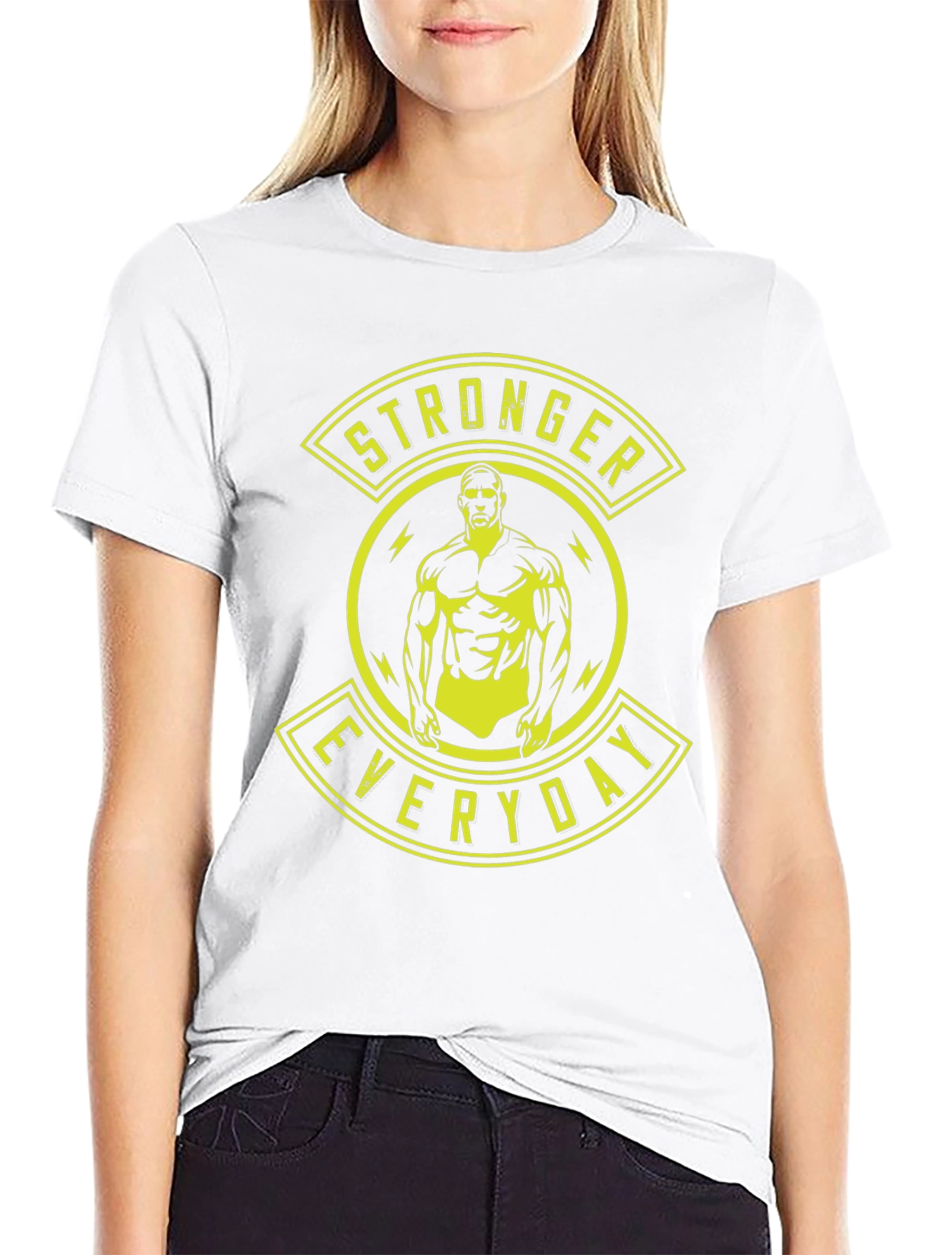 Stronger Everyday Graphic Tee - Black