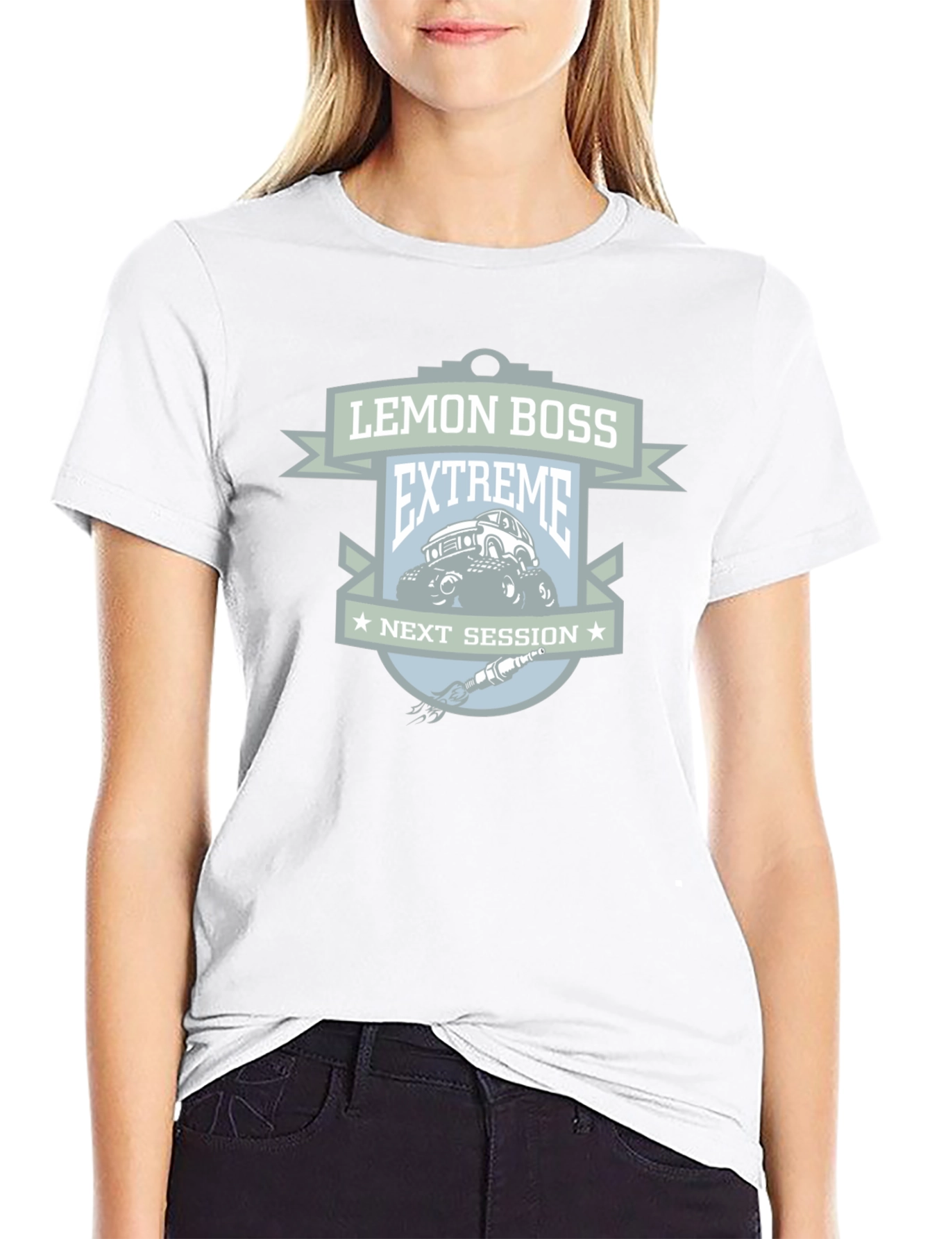 Lemon Boss Extreme Next Session Black Graphic T-Shirt