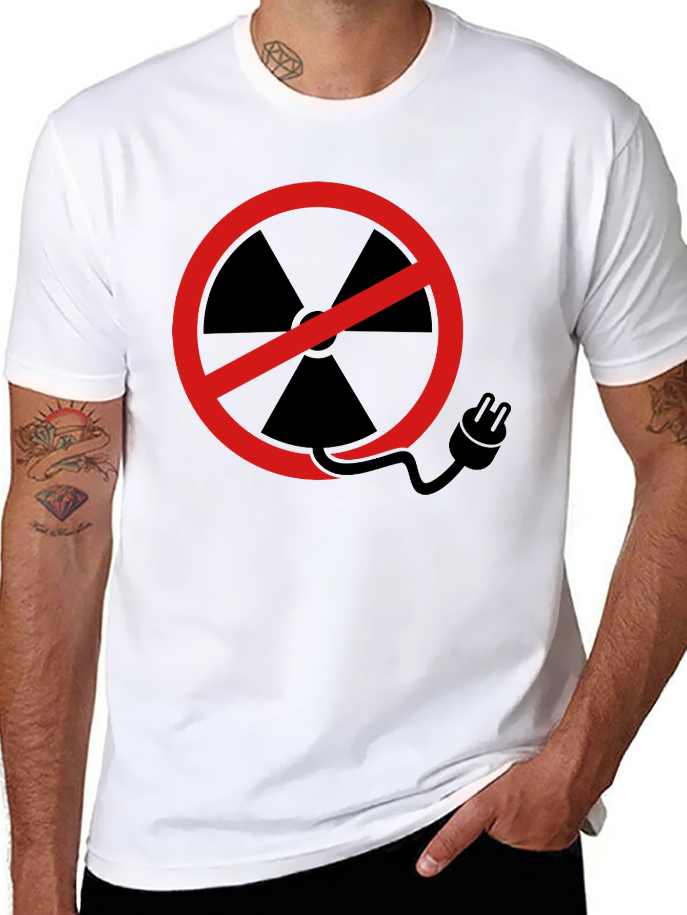 No Nukes Tee - Anti-Nuclear Energy T-Shirt