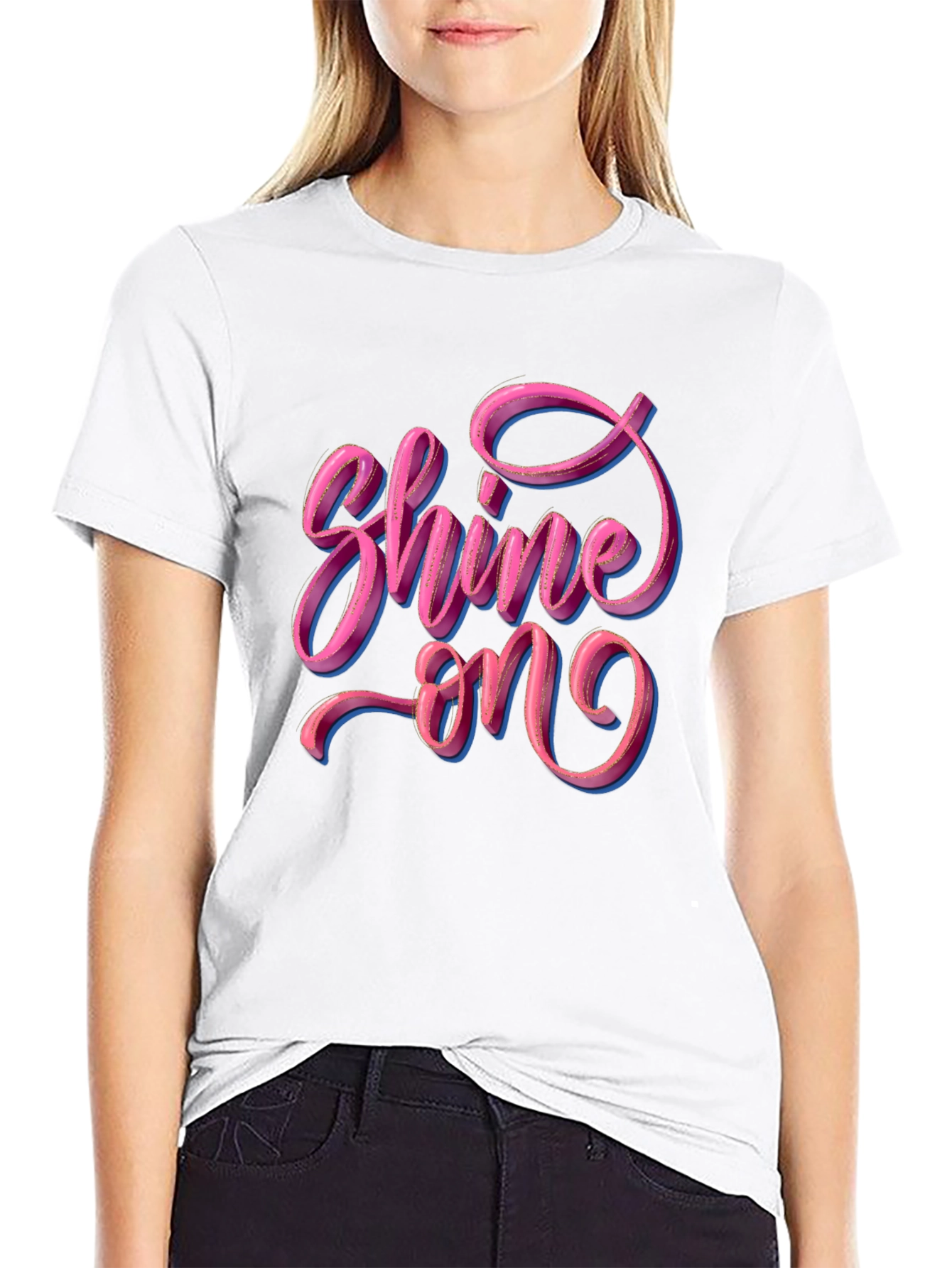 Shine On Graphic T-Shirt - Stylish Comfort
