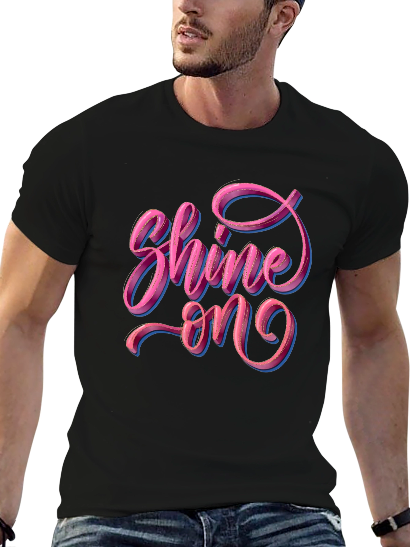 Shine On Graphic T-Shirt - Stylish Comfort
