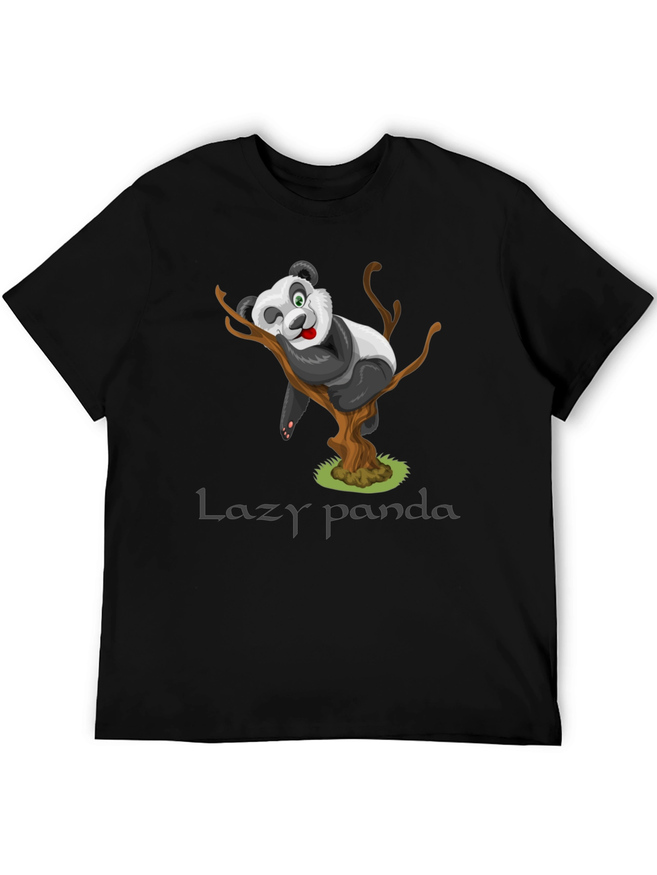 Lazy Panda Graphic T-Shirt - Relaxed & Comfy Fit