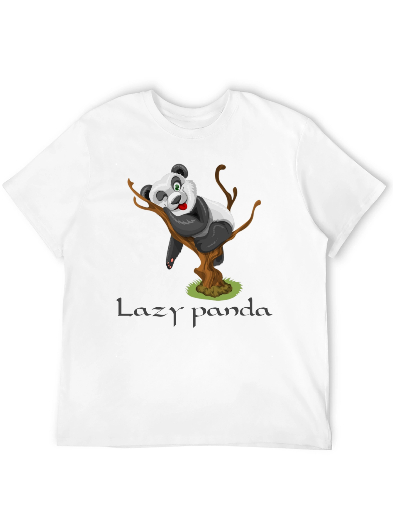 Lazy Panda Graphic T-Shirt - Relaxed & Comfy Fit